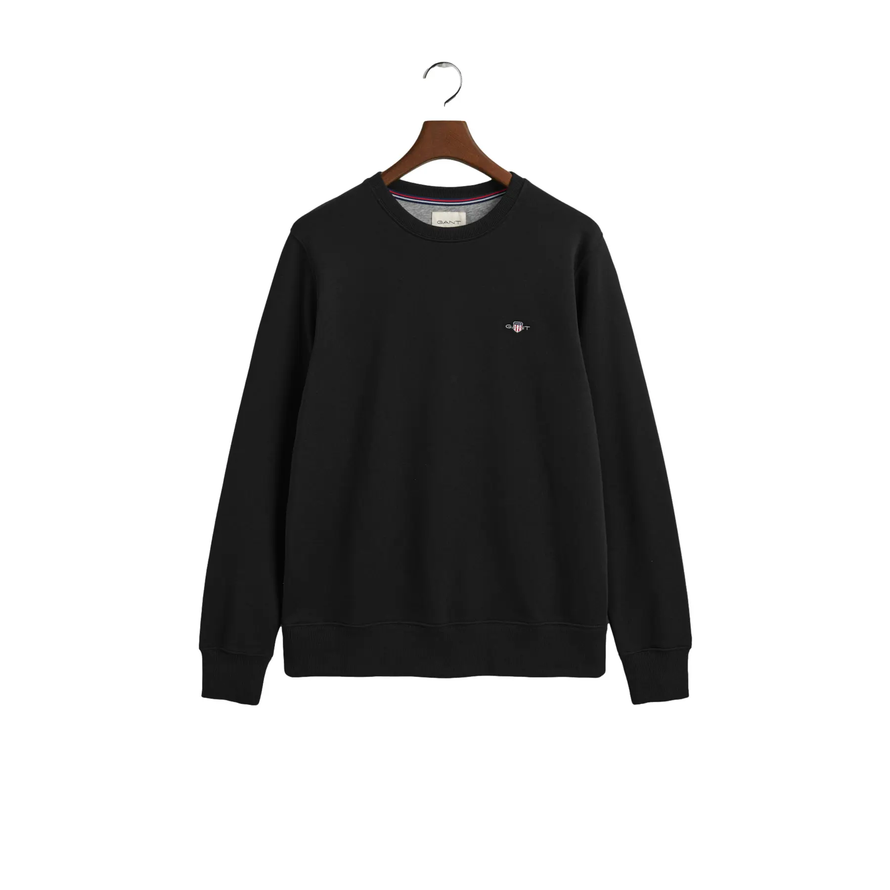 Gant Men's Noir Sweatshirt Regular Shield