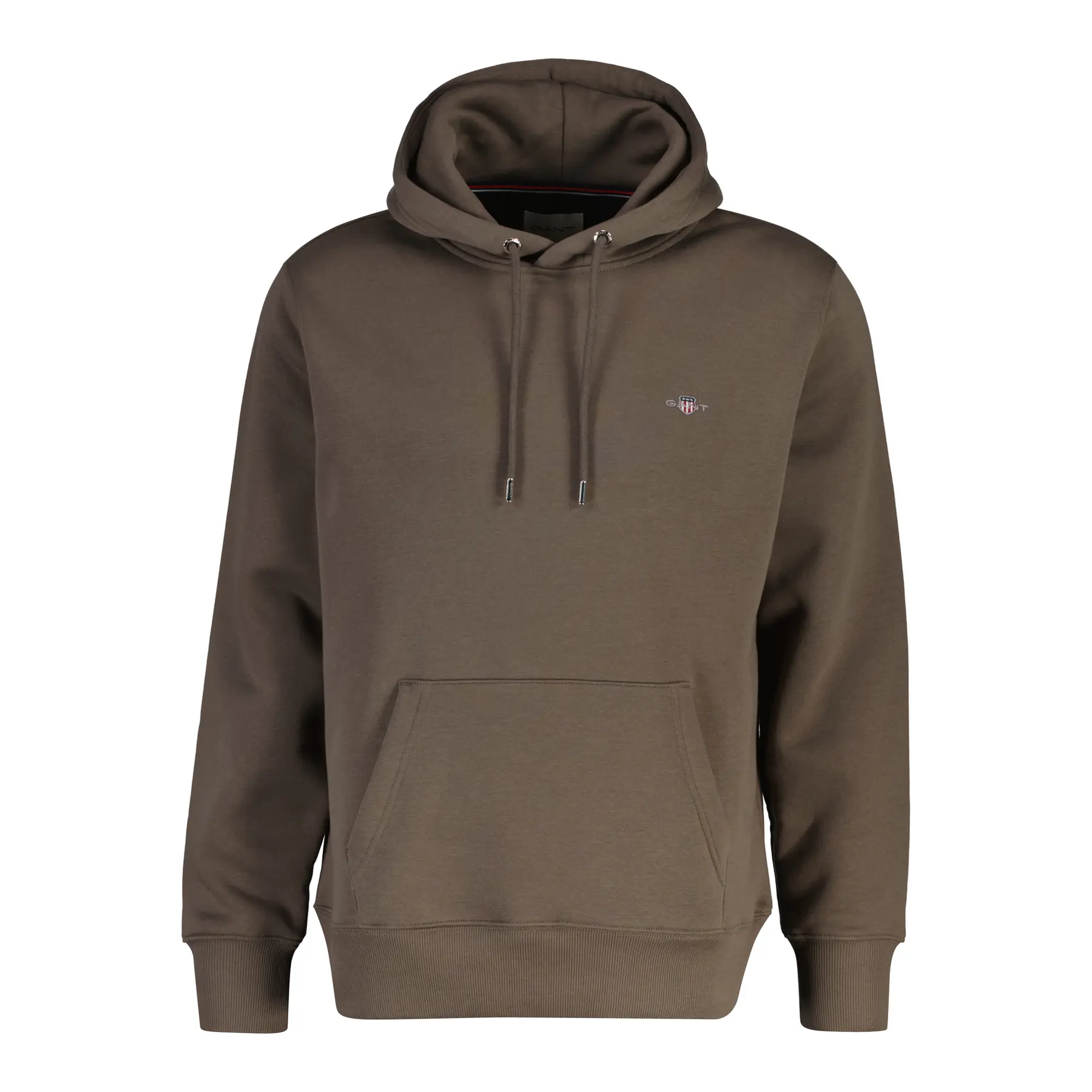 Gant Men's Marron Hooded Sweatshirt Regular Shield