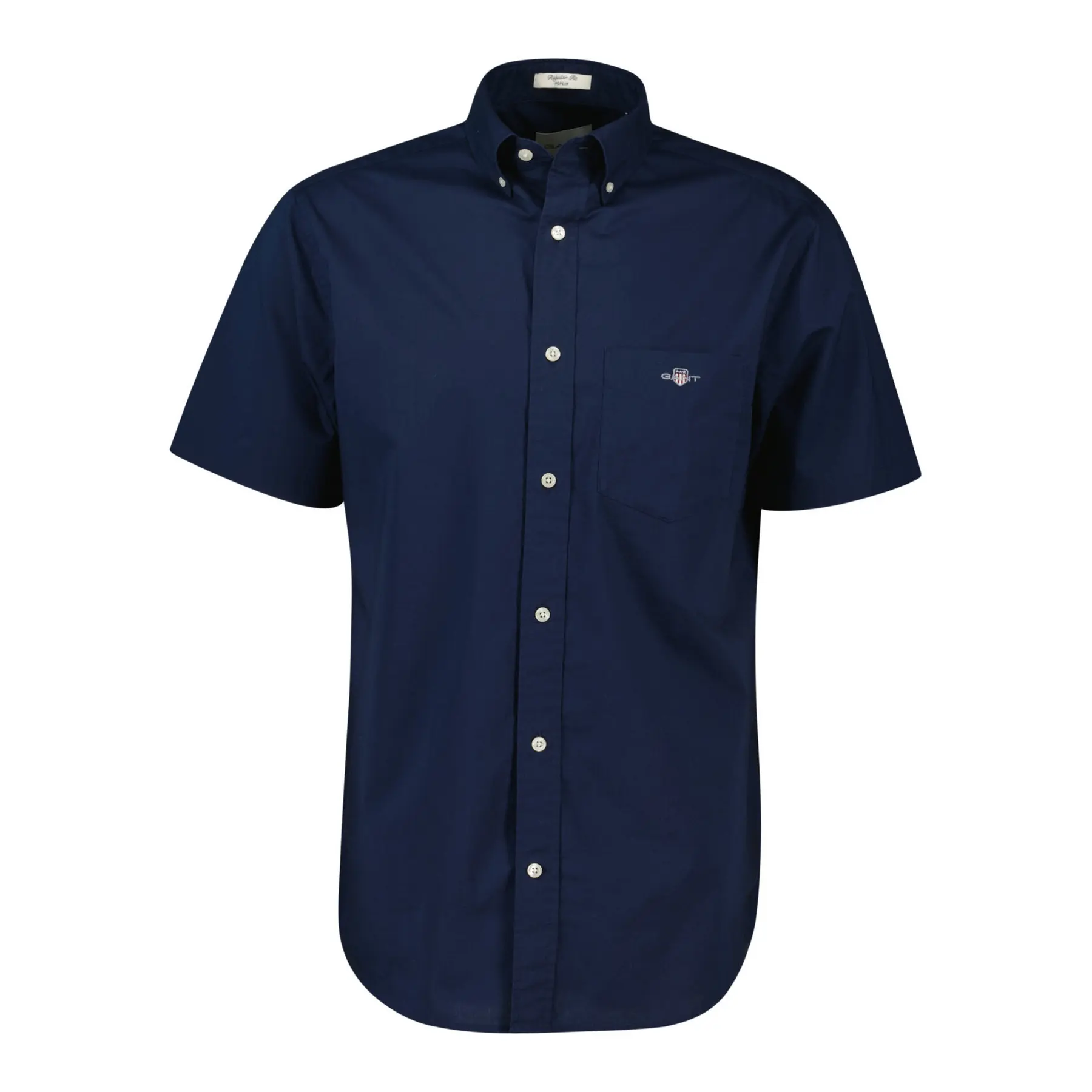 Gant Men's Bleu Poplin Shirt Classic