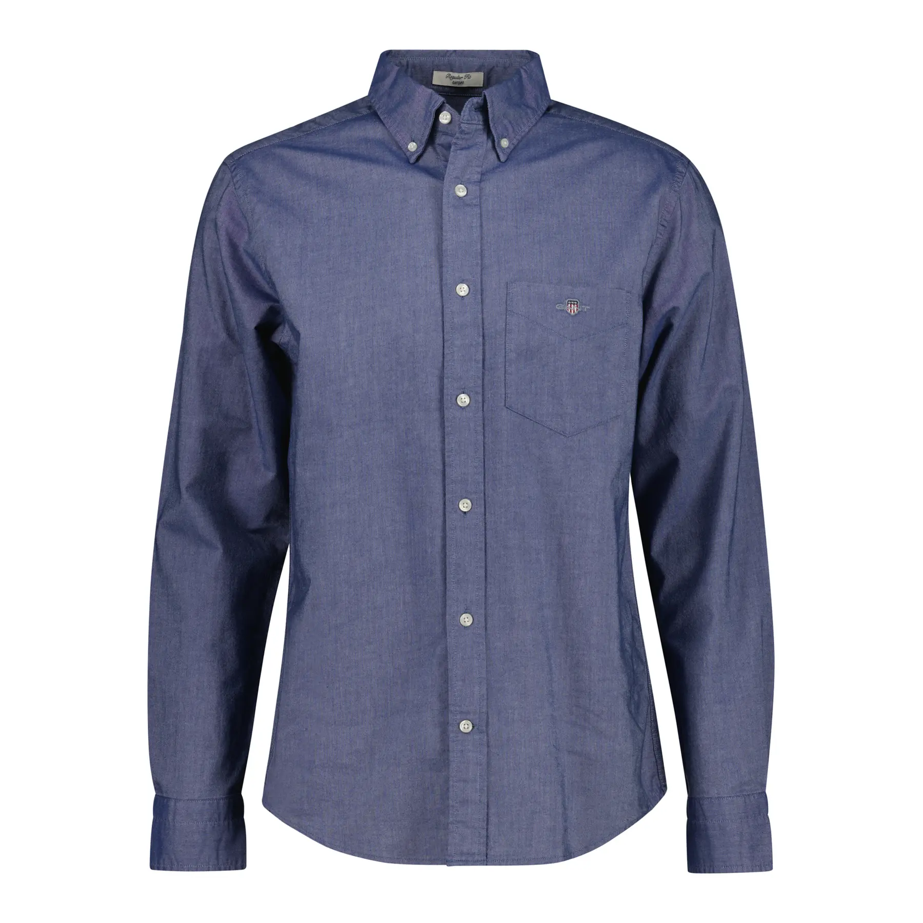 Gant Men's Bleu Long Sleeve Shirt Classic Oxford