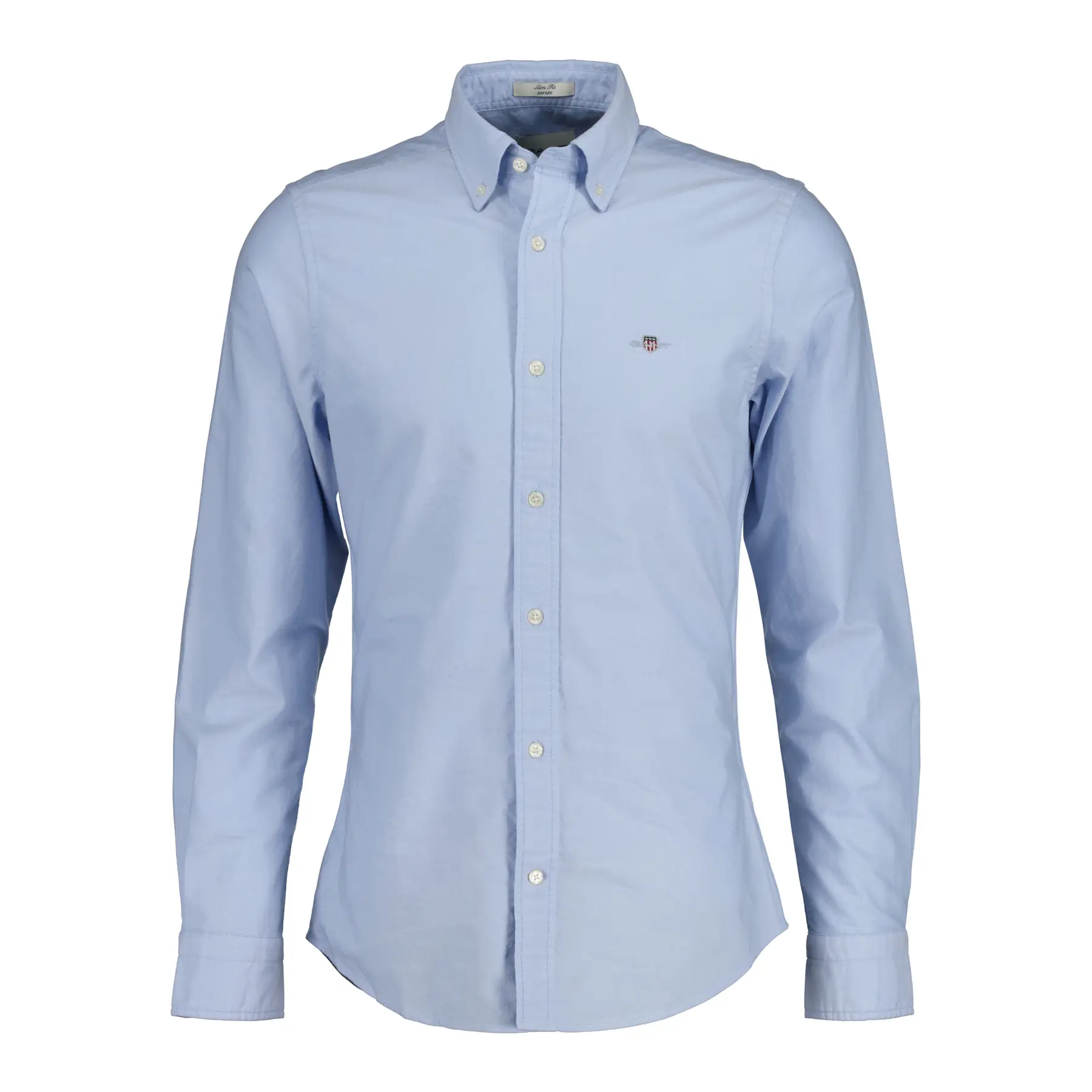Gant Men's Bleu Long Sleeve Shirt Classic Oxford