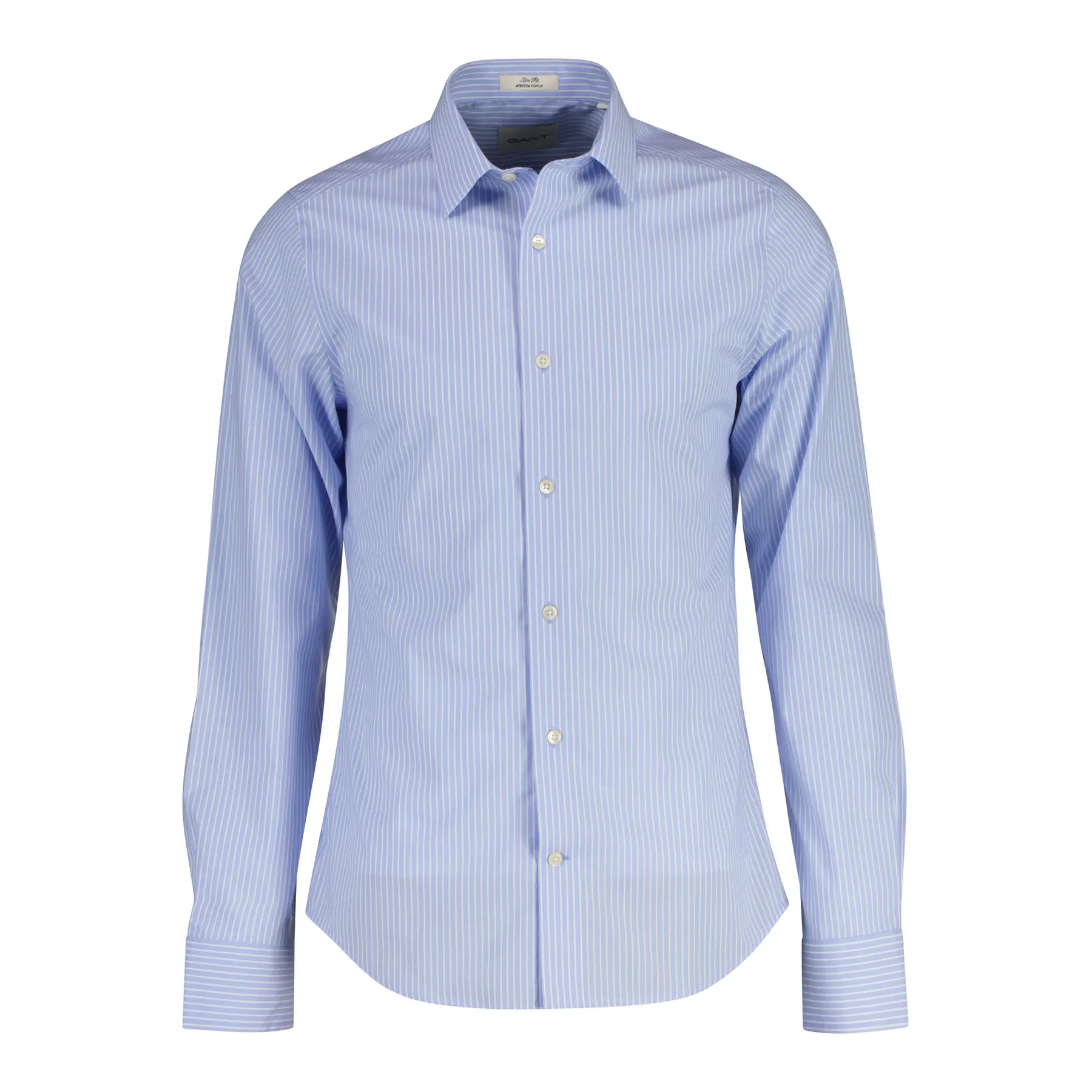 Stretch Langarmhemd Gant Slim stripe