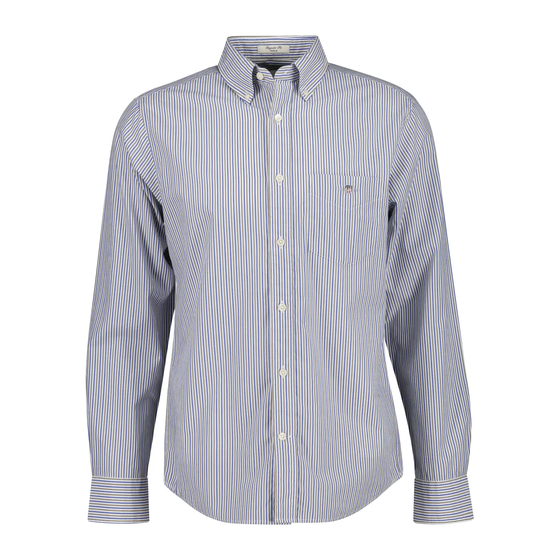 Gant Men's Marron Regular Poplin Shirt