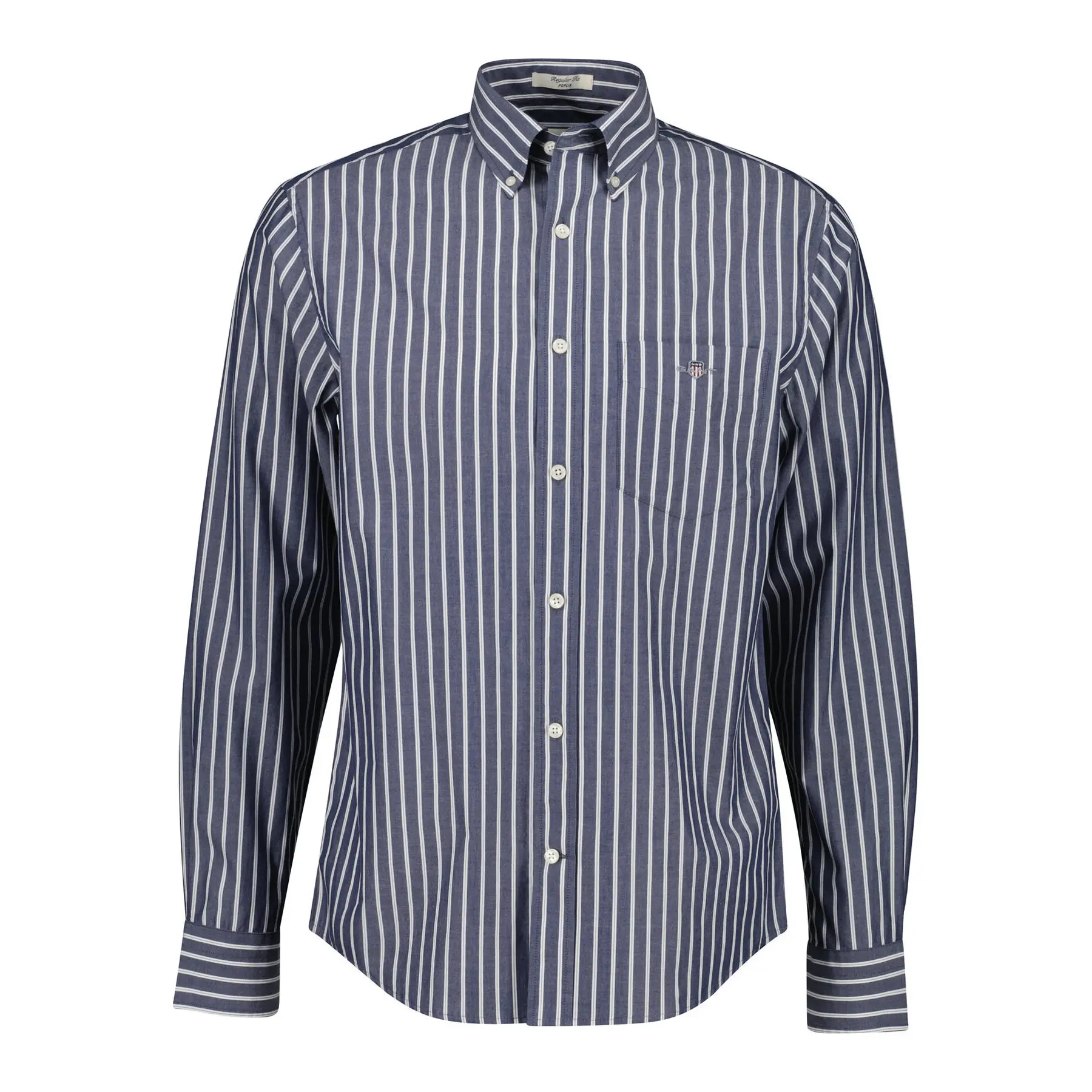 Langarmshirt mit Streifen Gant Reg Poplin