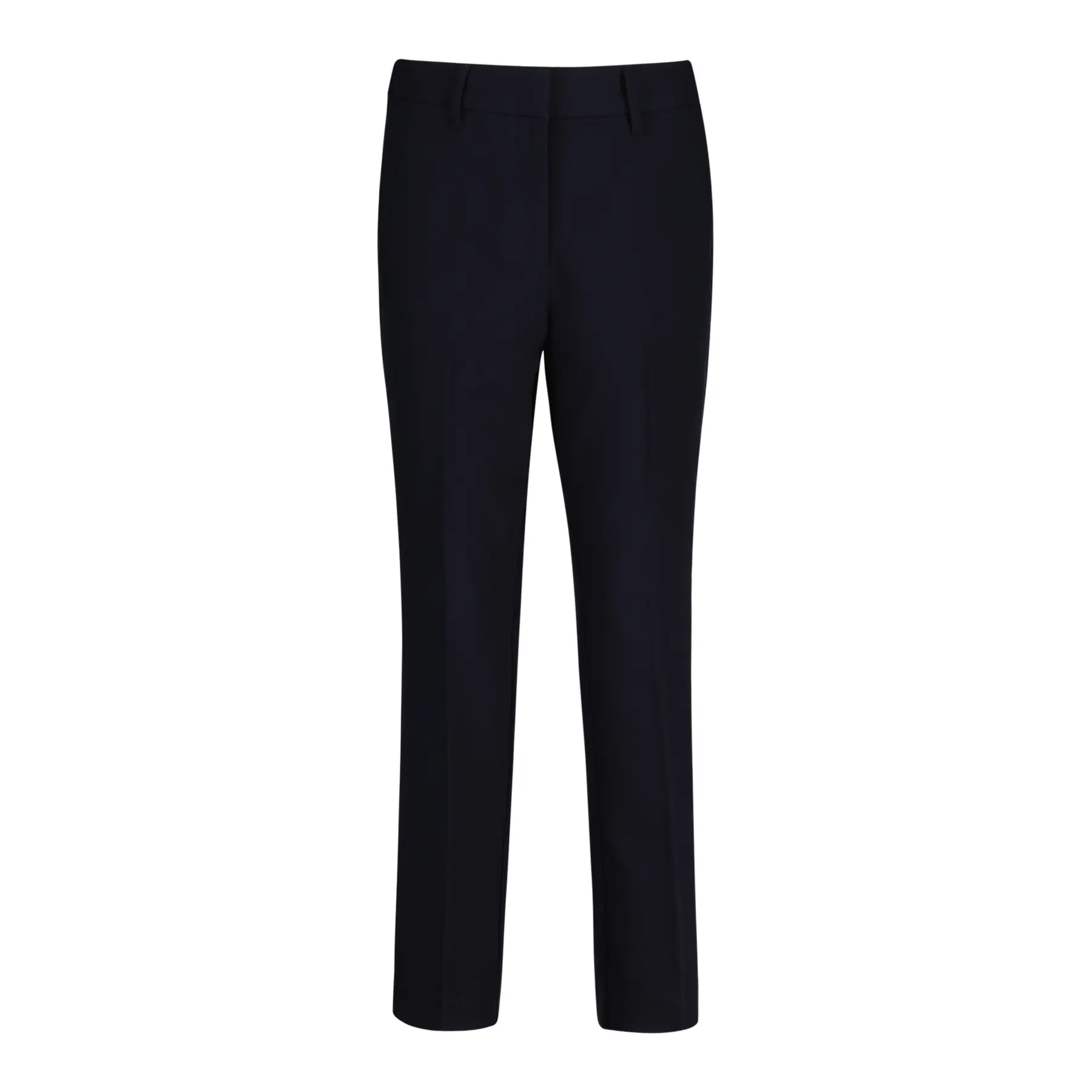 Gant Women's Bleu Slim Trousers Fluid