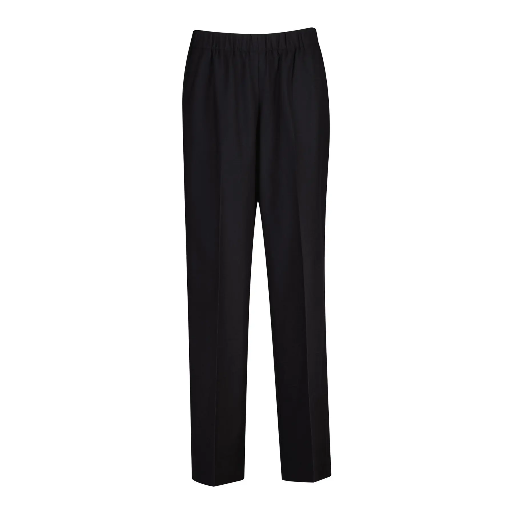 Pantaloni a righe in misto lana donna
