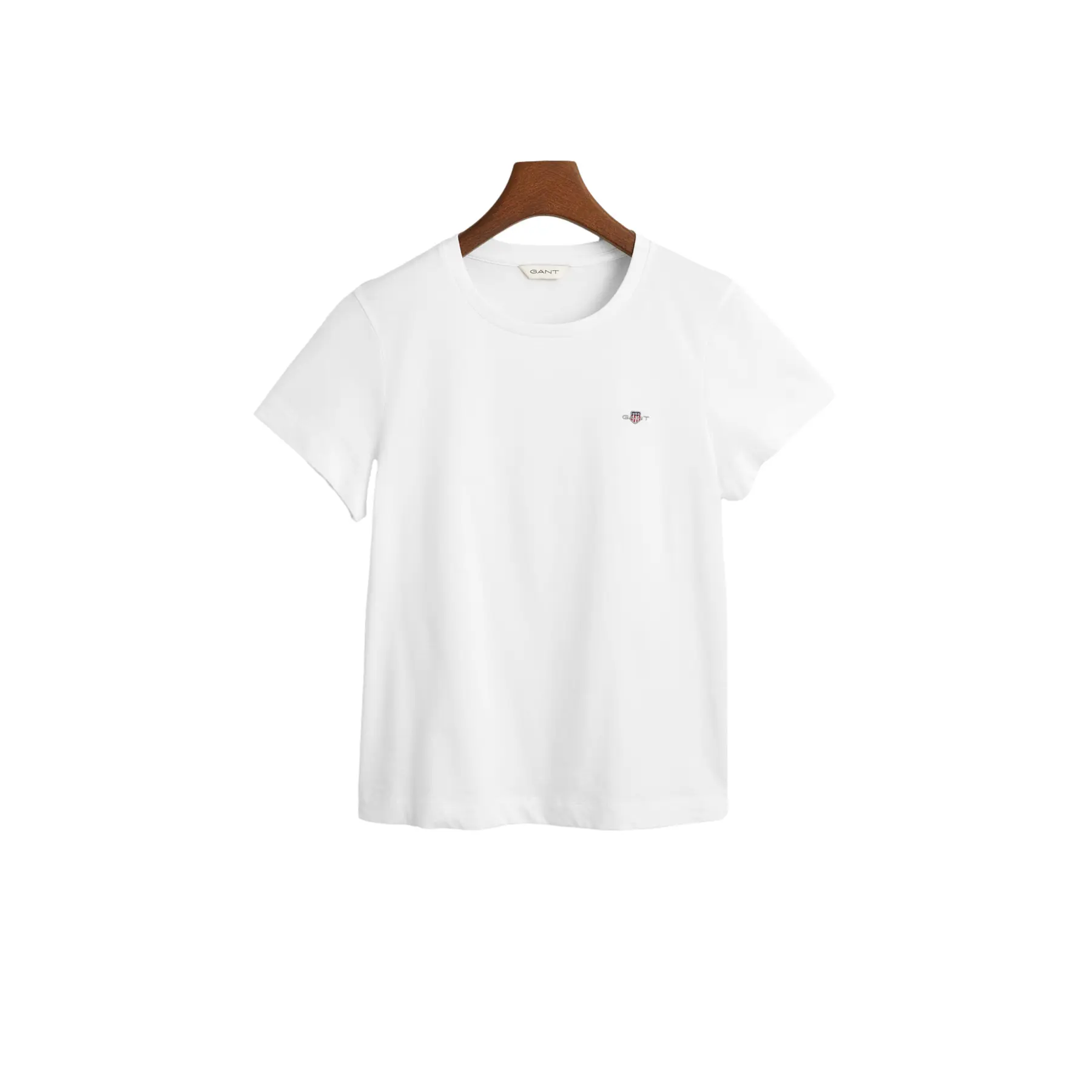 Gant Women's Blanc Regular T-Shirt Shield