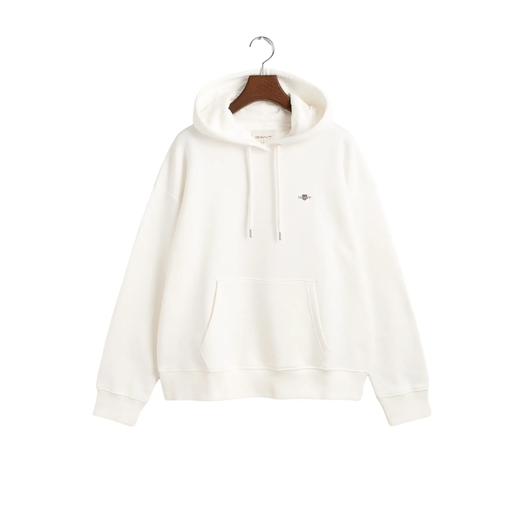 Gant Women's Blanc Hooded Sweatshirt Shield