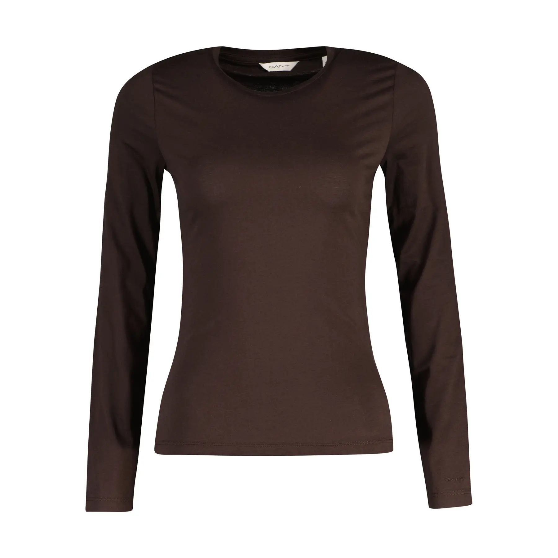 T-shirt a maniche lunghe in cotone donna