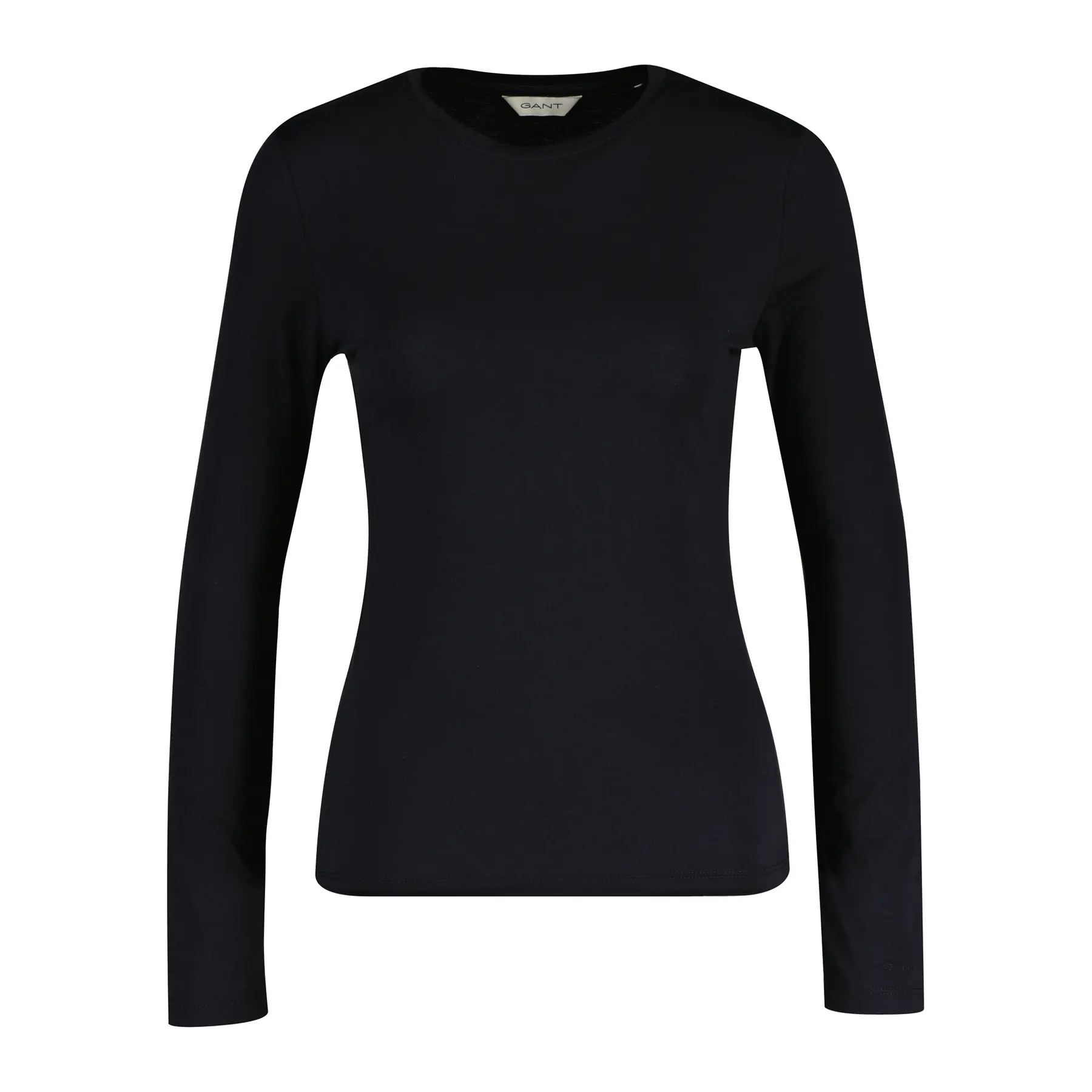 Gant Women's Noir Long Sleeve Cotton T-Shirt