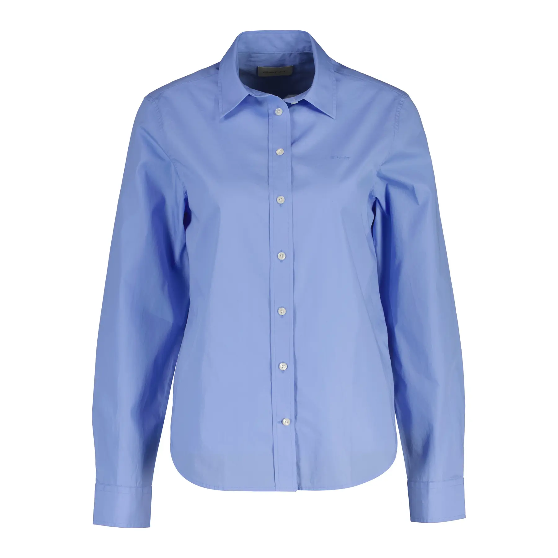 Gant Women's Bleu Regular Fit Poplin Shirt For Classic