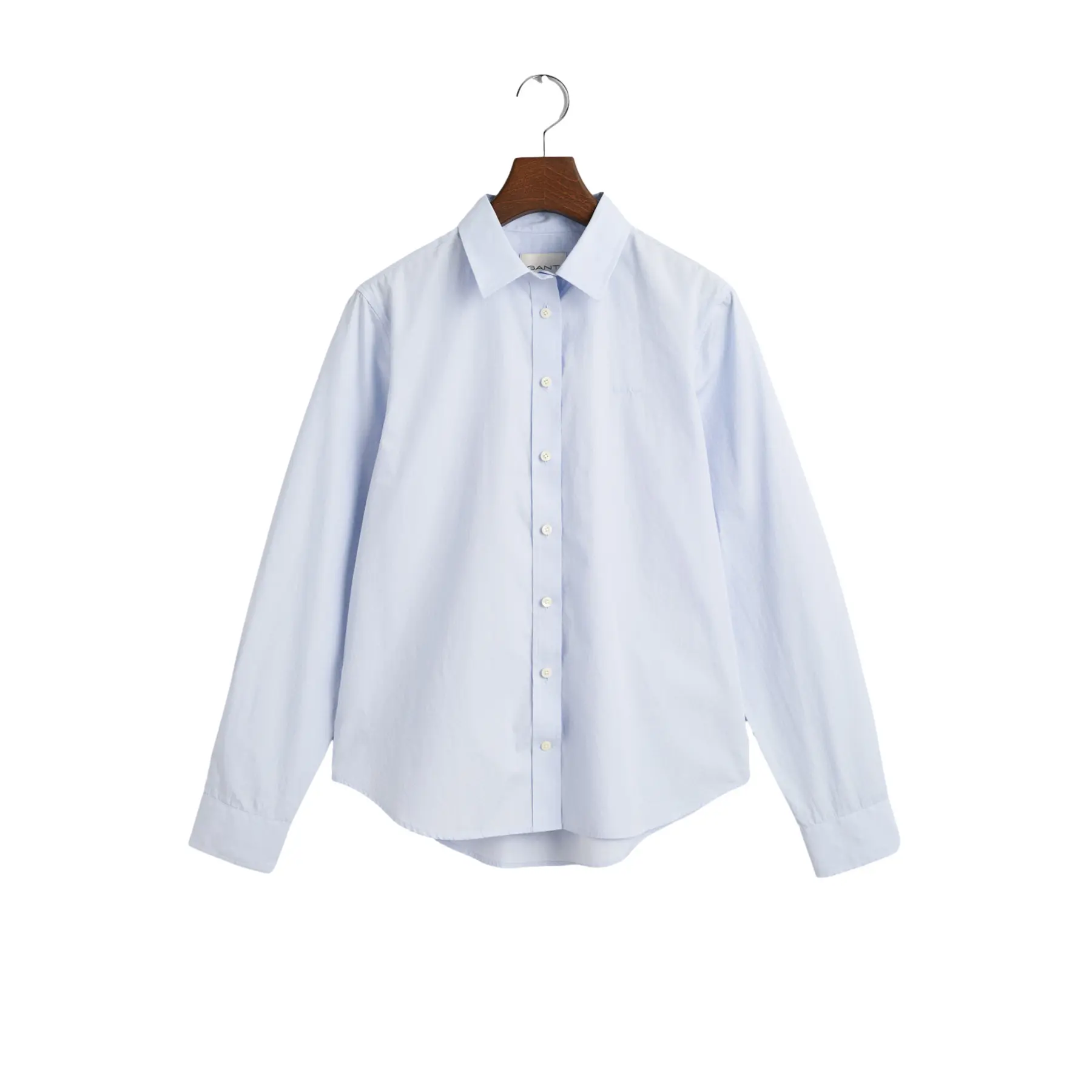 Gant Women's Bleu Regular Fit Poplin Shirt For Classic