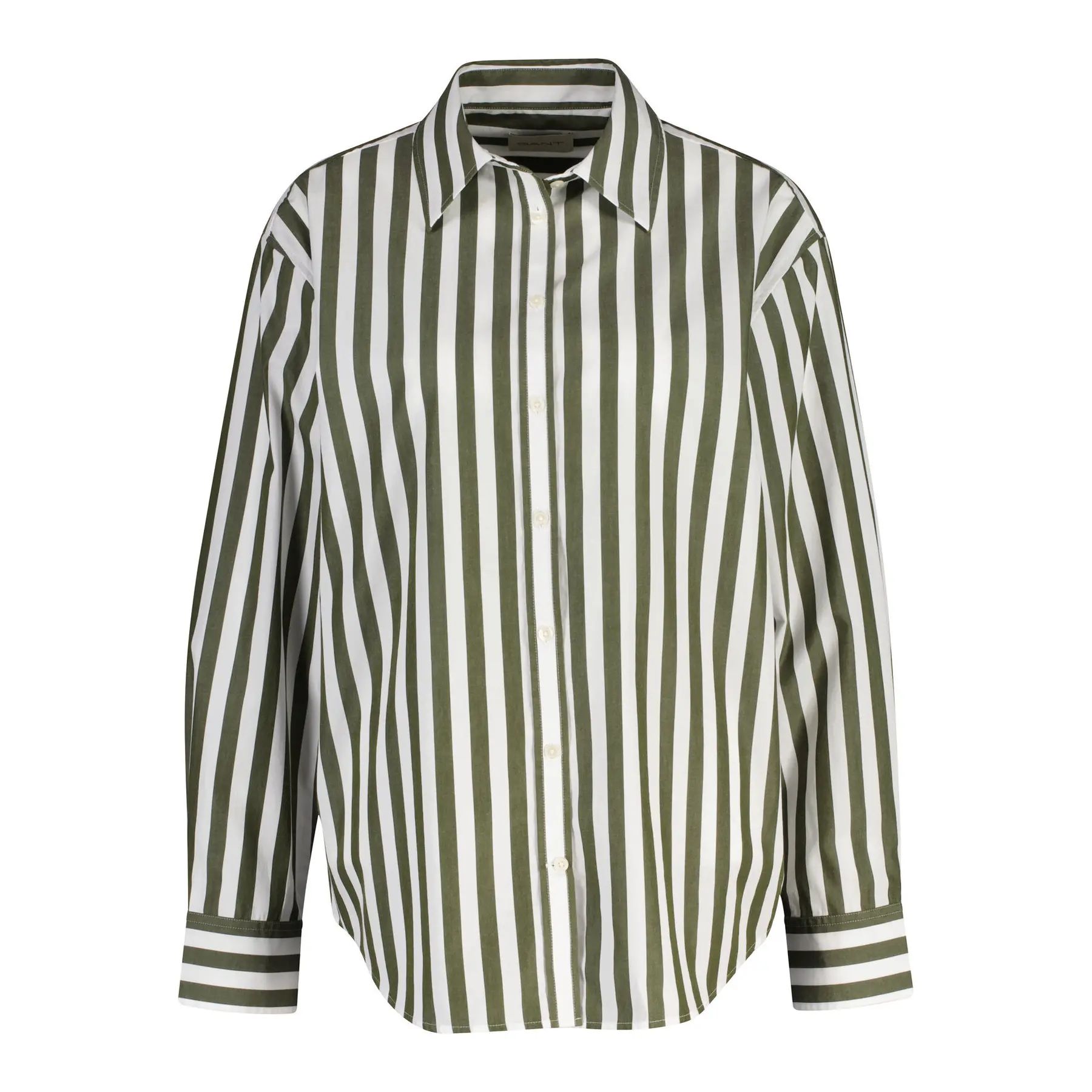 Camicia a maniche lunghe a righe in popeline donna  Classic