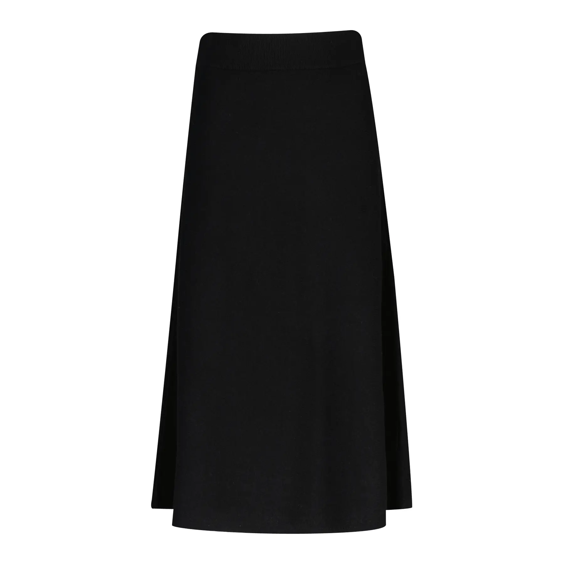 Gant Women's Noir Wool Skirt Superfine