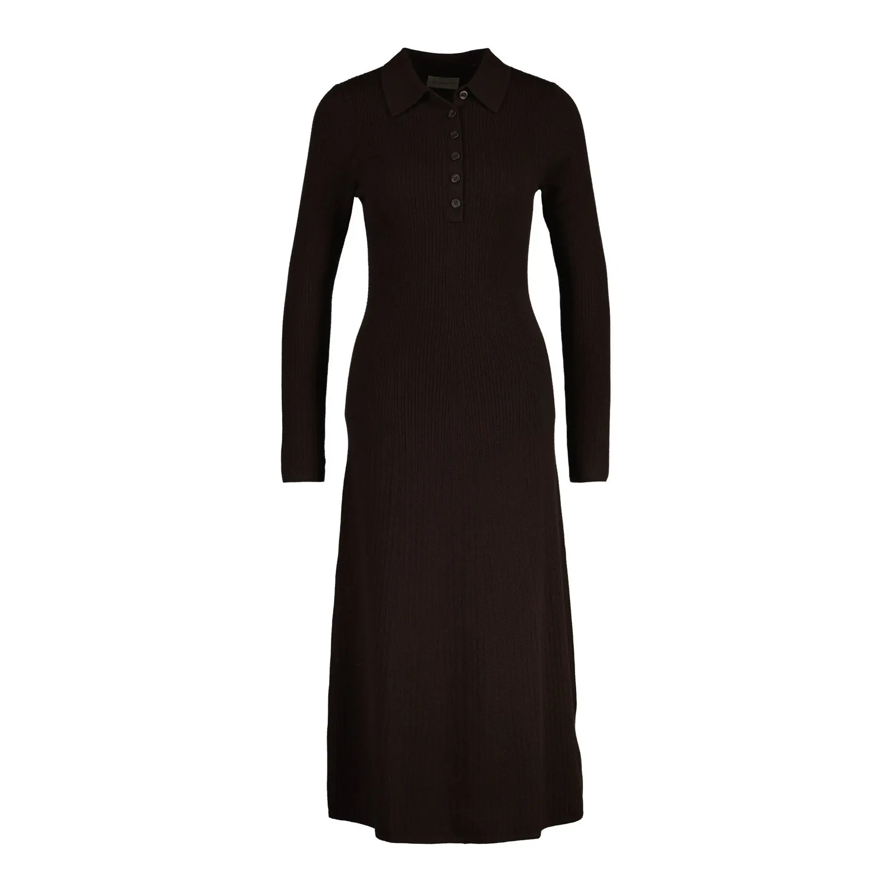 Abito camicia in maglia donna