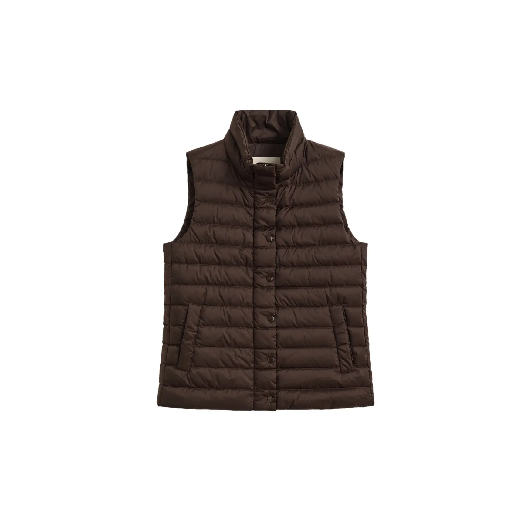 Gant Women's Marron Sleeveless Down Jacket