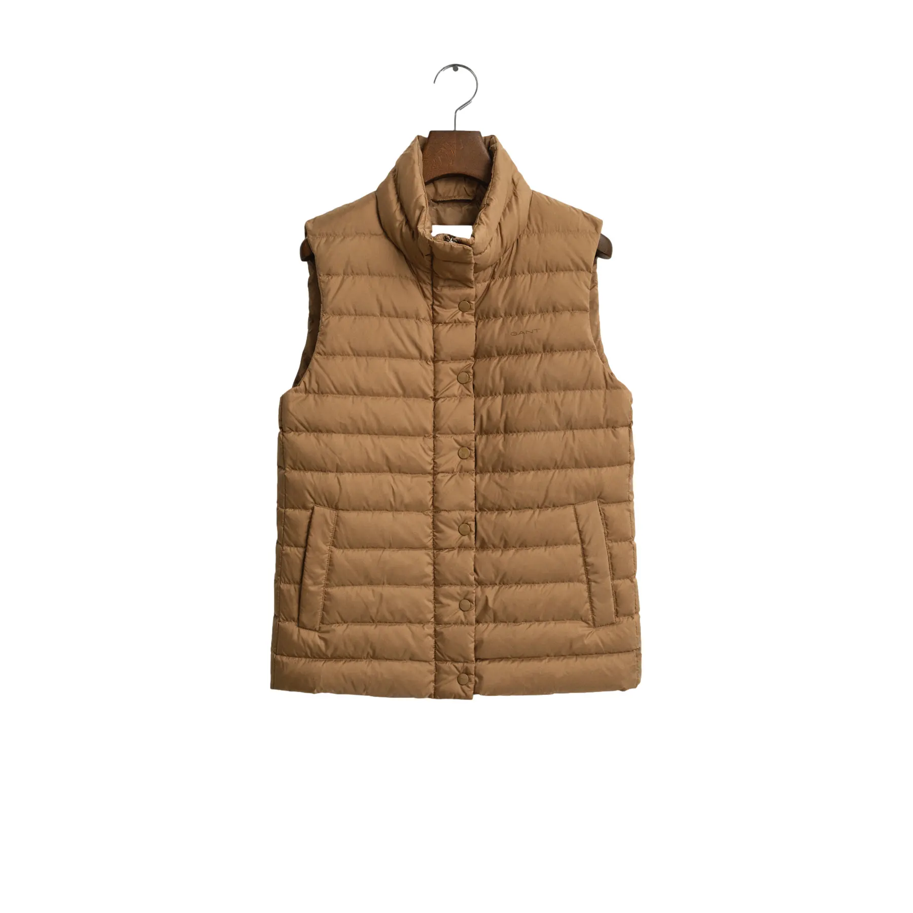 Gant Women's Marron Sleeveless Down Jacket