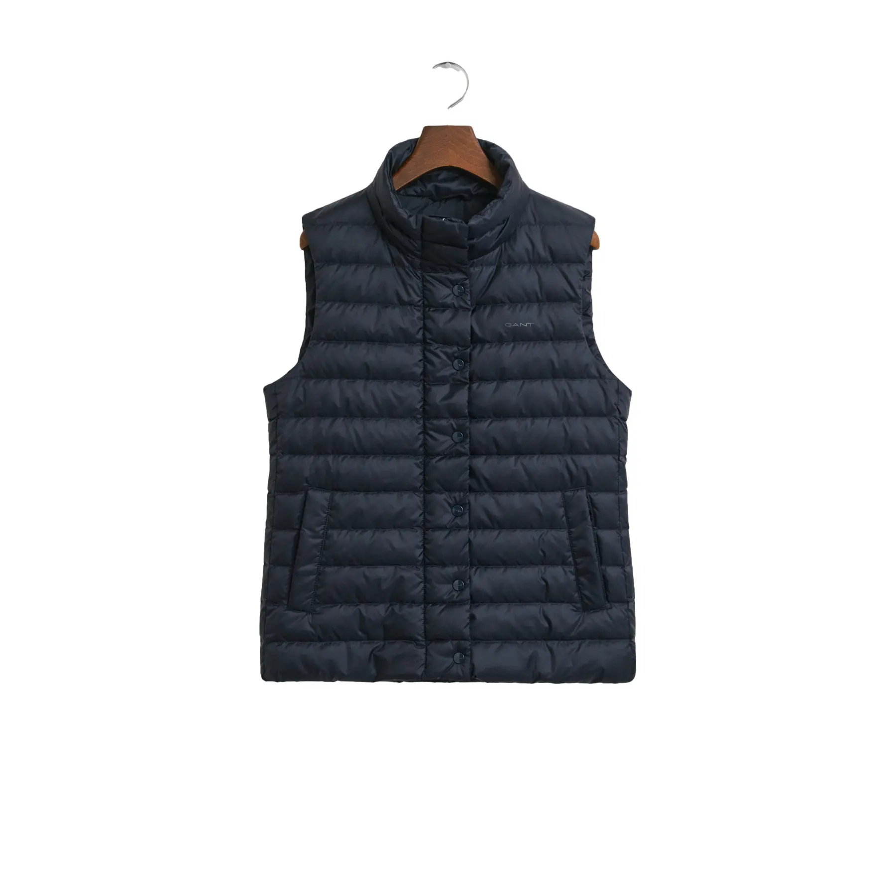 Gant Women's Bleu Sleeveless Down Jacket