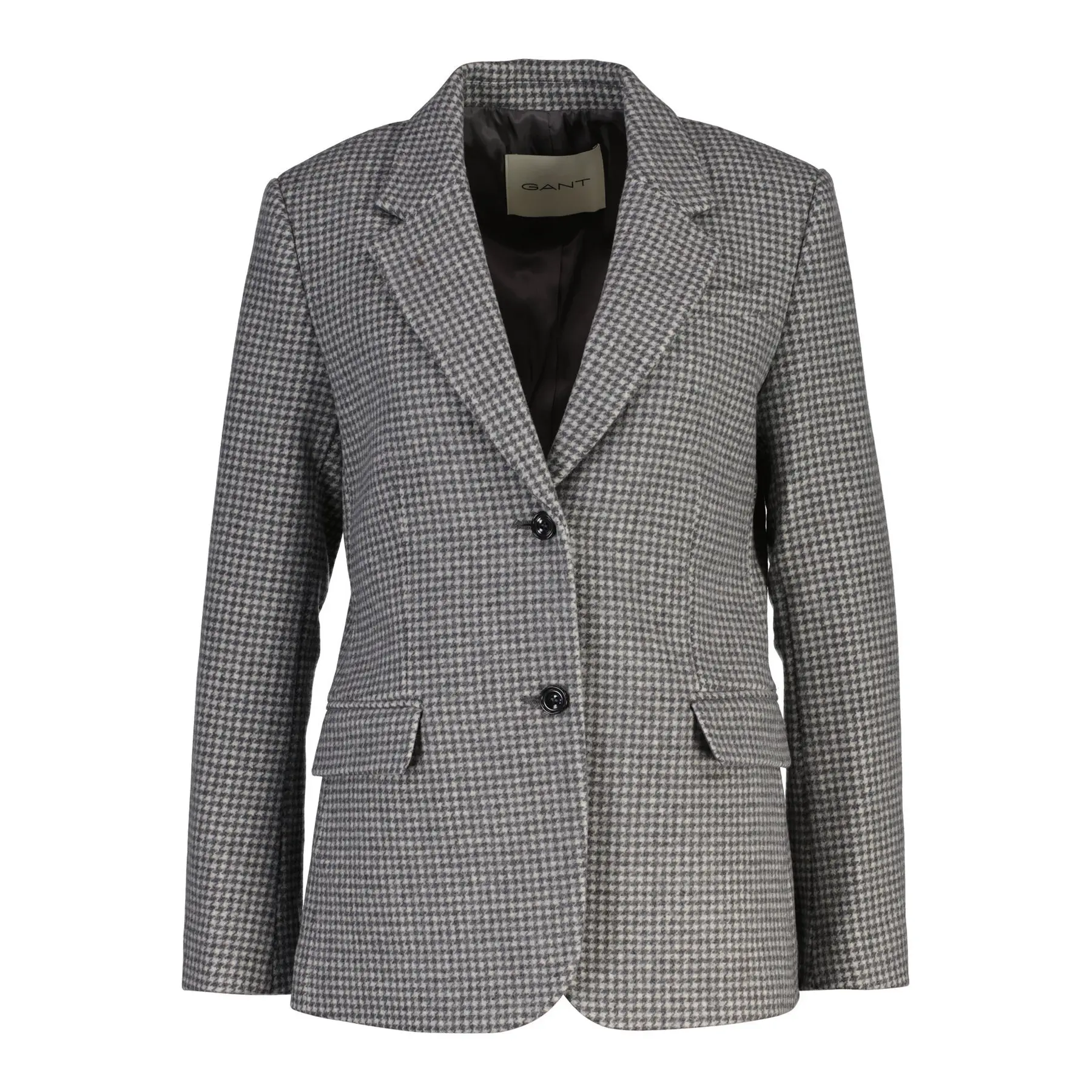 Blazer a motivi houndstooth donna