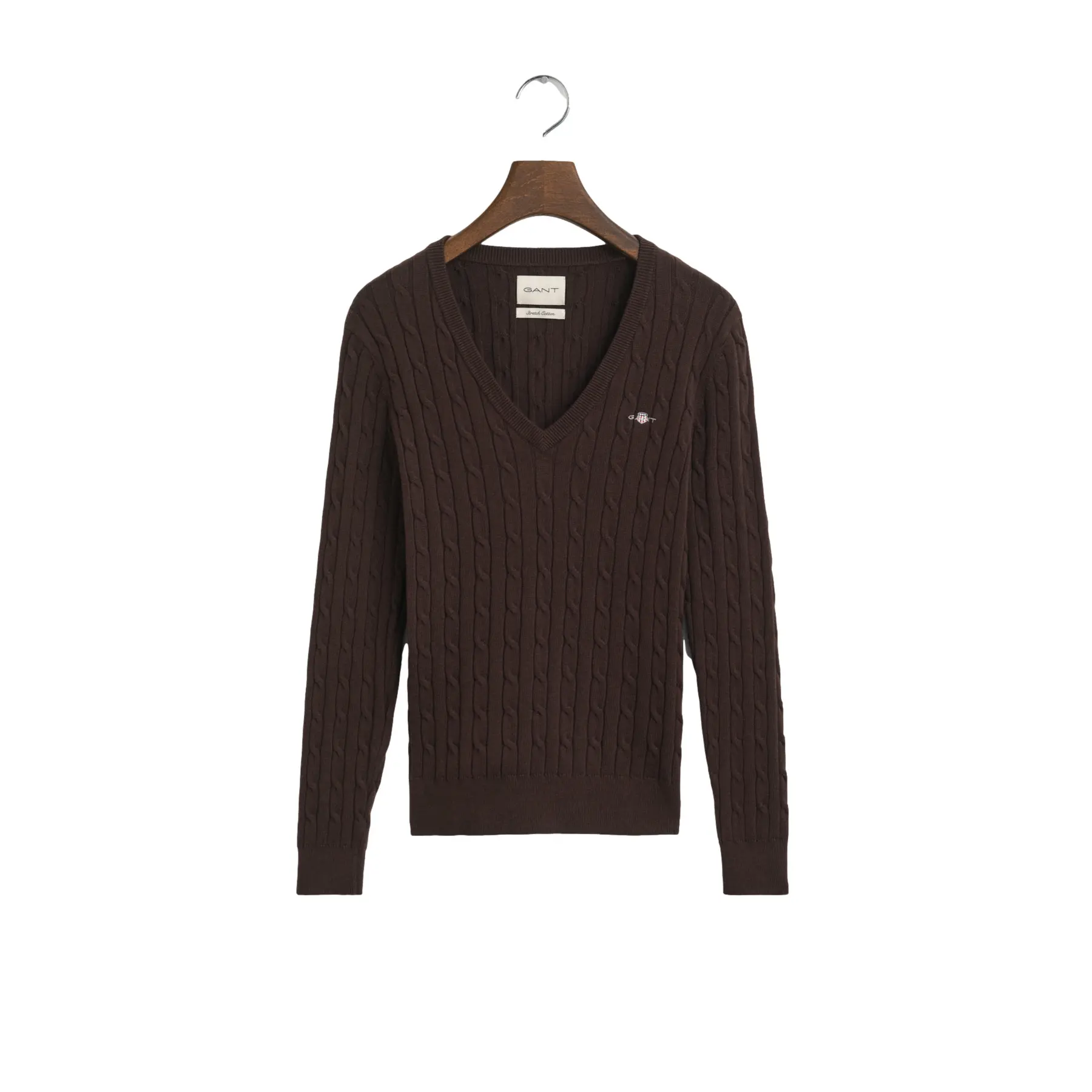 Damen V-Ausschnitt Pulli Gant Classic