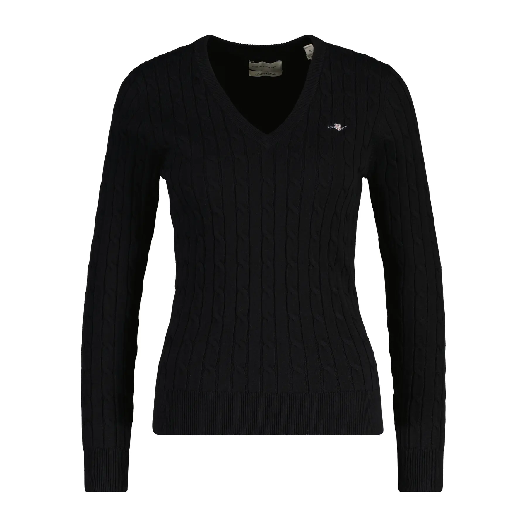 Damen V-Ausschnitt Pulli Gant Classic