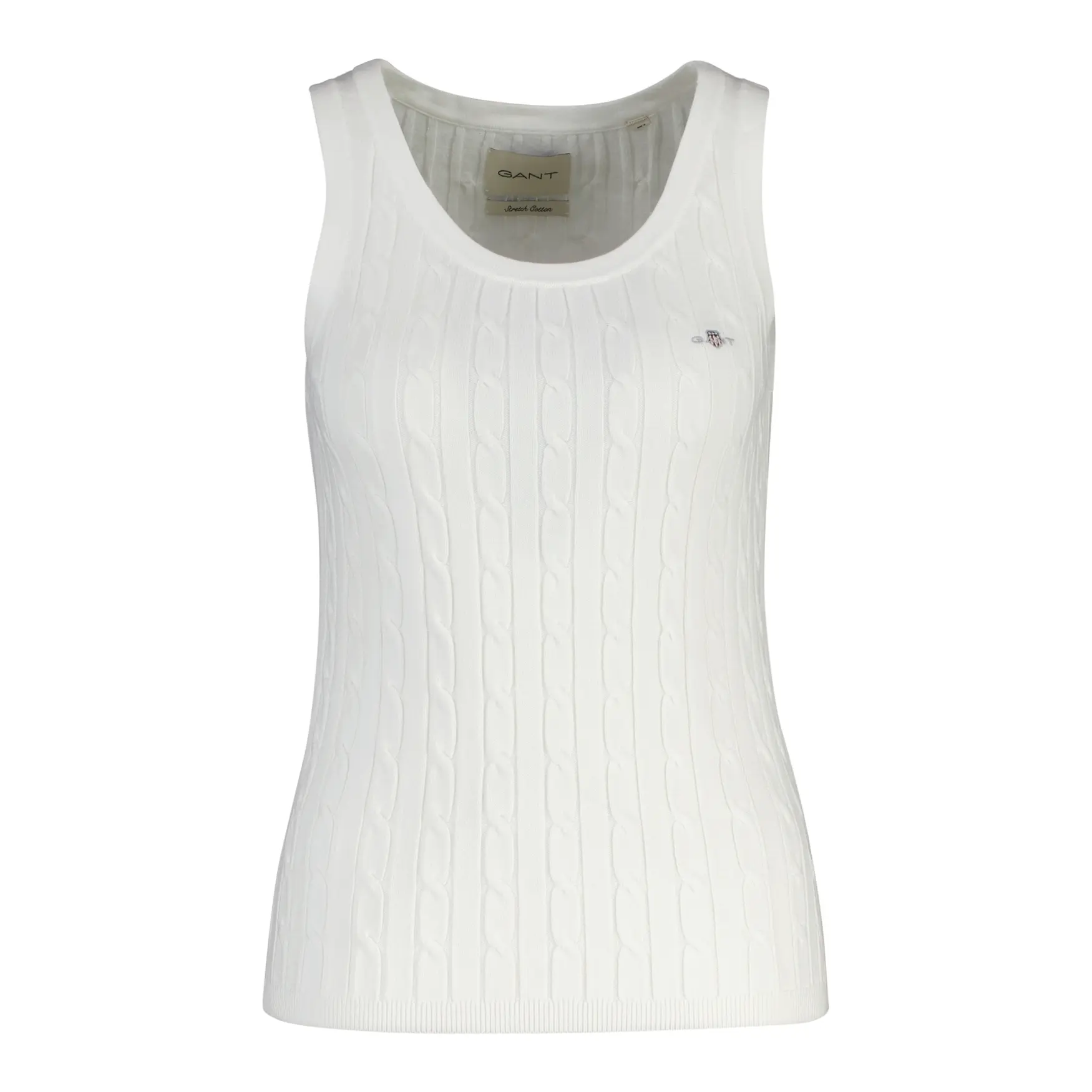 Canotta in maglia elasticizzata donna
