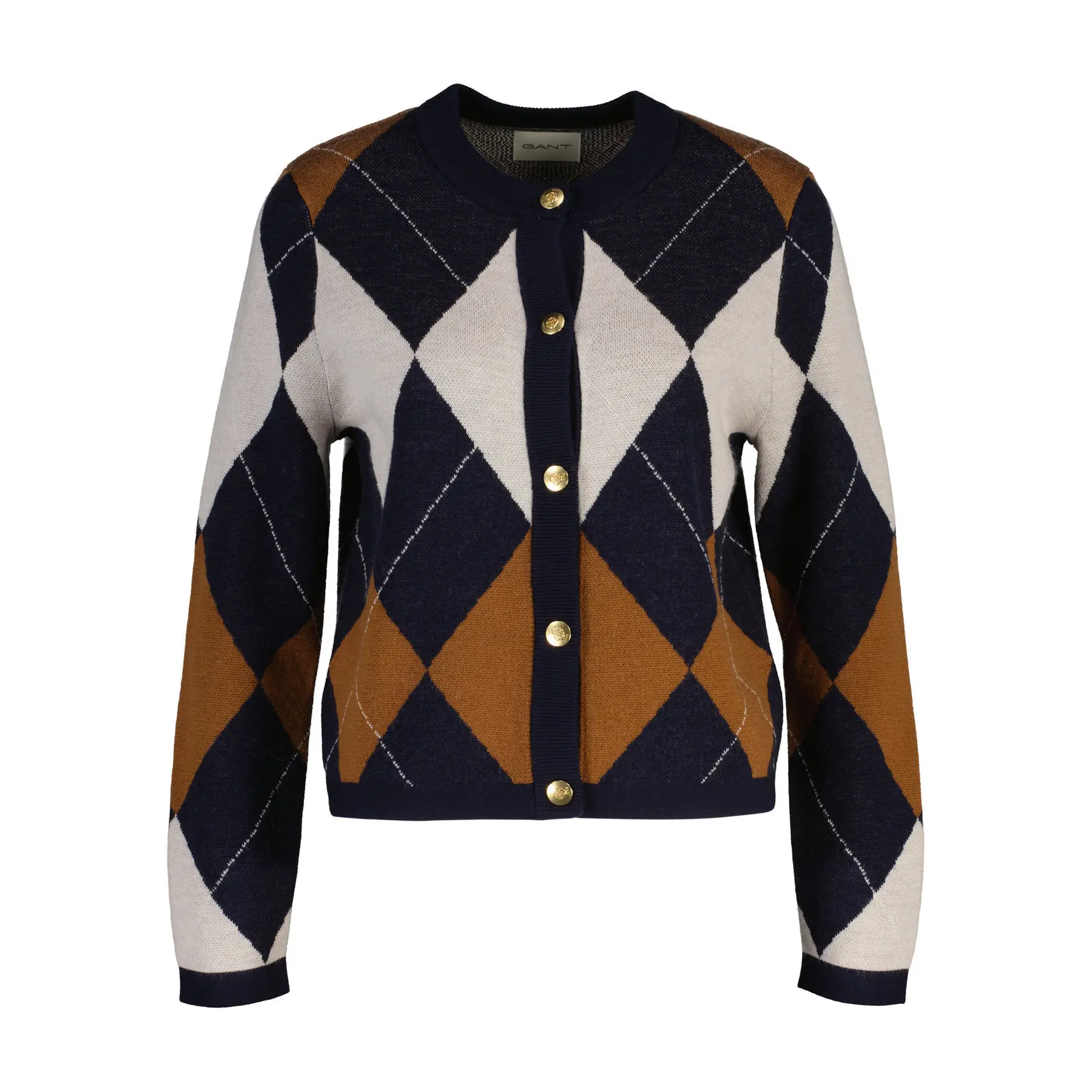 Frauen Pullover mit Rautenmuster Gant
