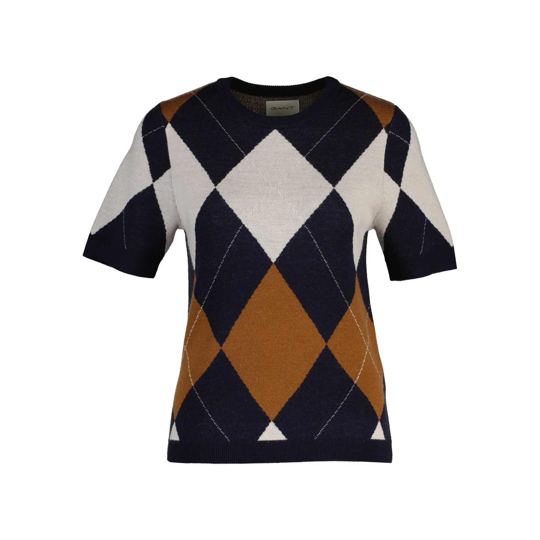Runder Wollpullover für Frauen Gant Argyle