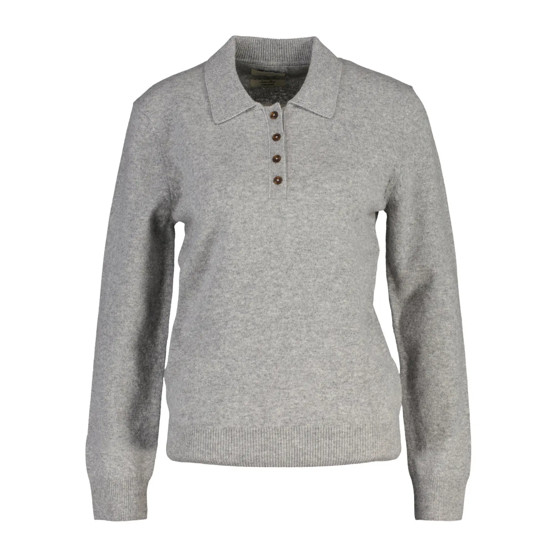 Polo maniche lunghe in lana d'agnello donna  Rugger