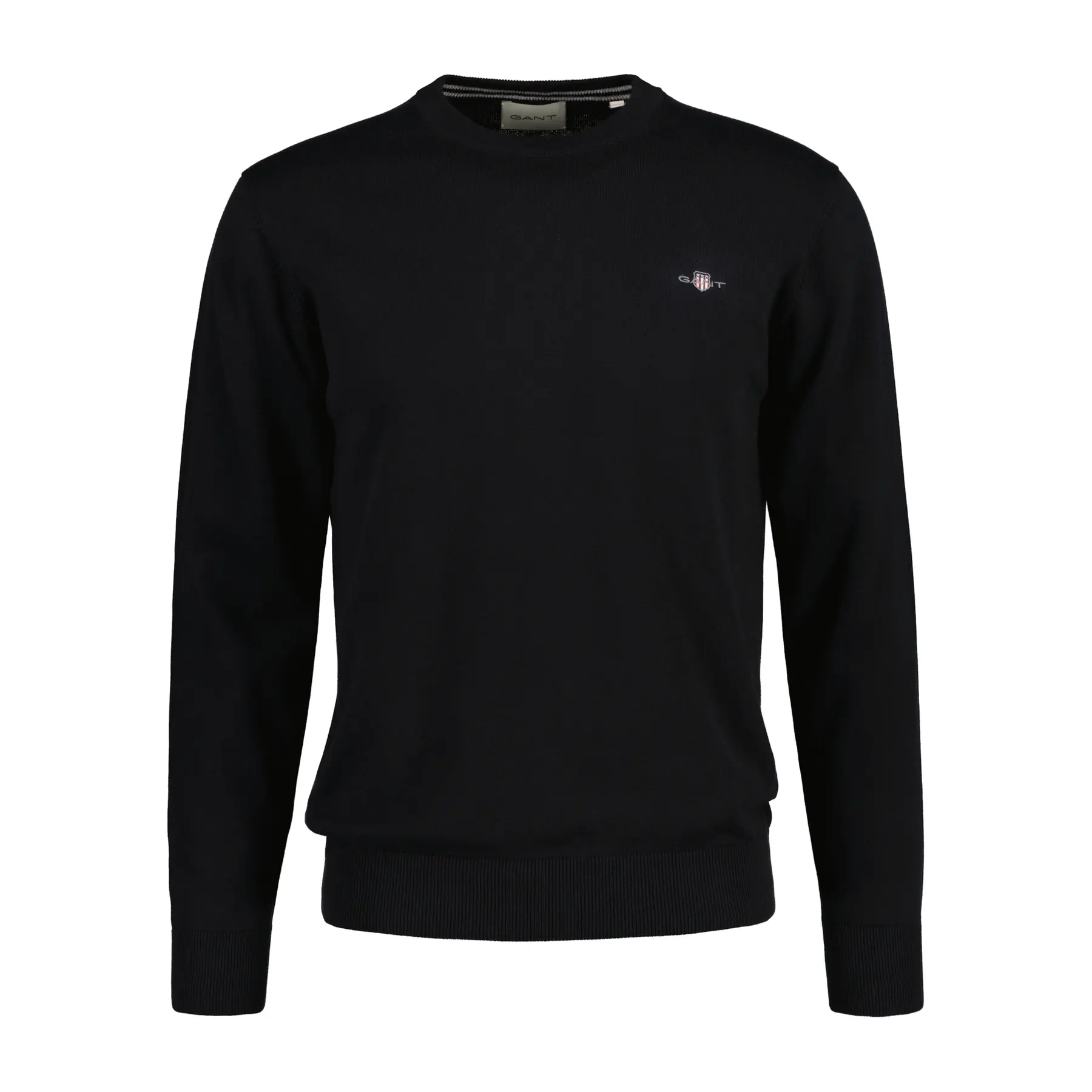 Gant Men's Noir Cotton Jumper Classic