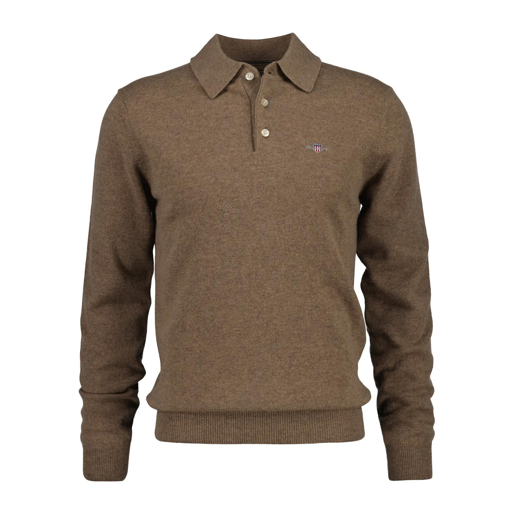 Langärmeliges Polo-Shirt Gant Superfine