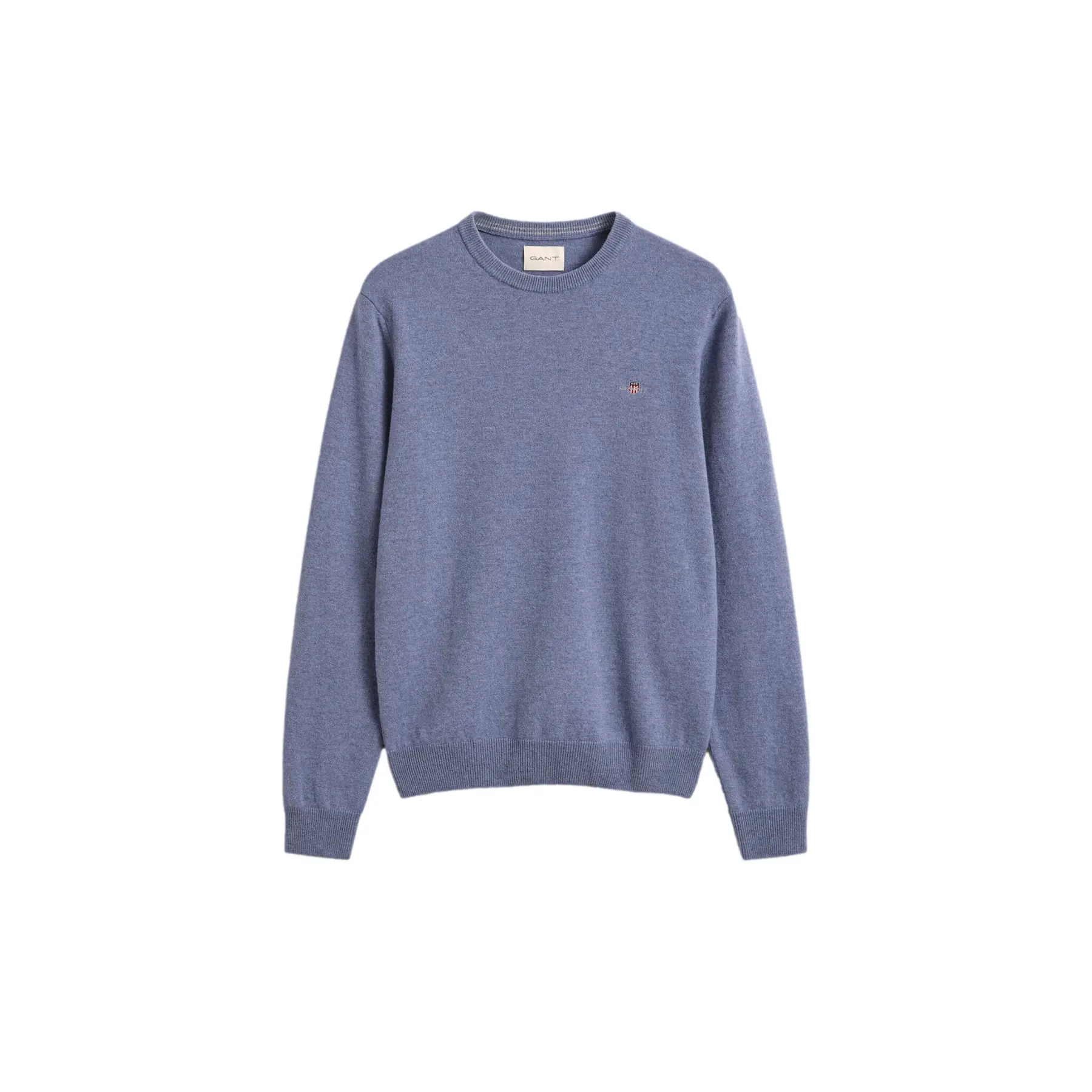 Gant Men's Bleu Sweater Superfine Lambswool