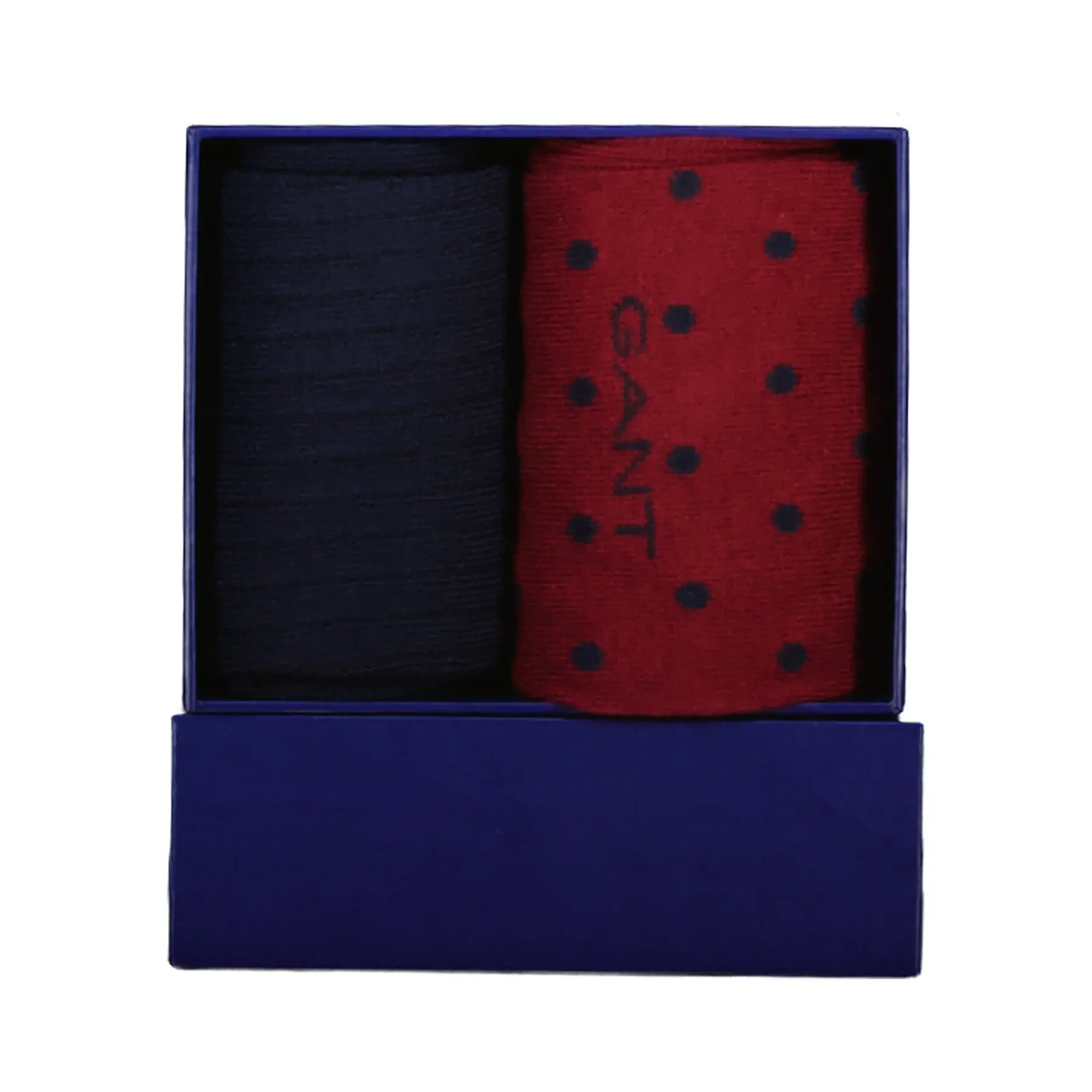 Gant Men's Rouge Polka Dot And Ribbed Socks (X2)