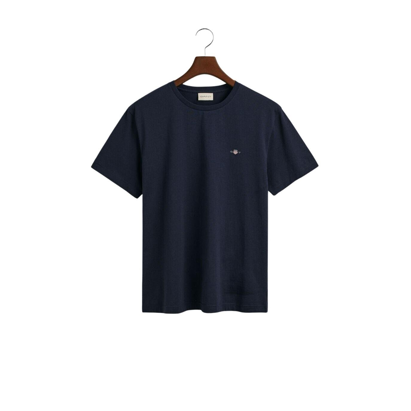 7325707156779 - Regular Fit T-Shirt mit Label-Stitching Modell SHIELD