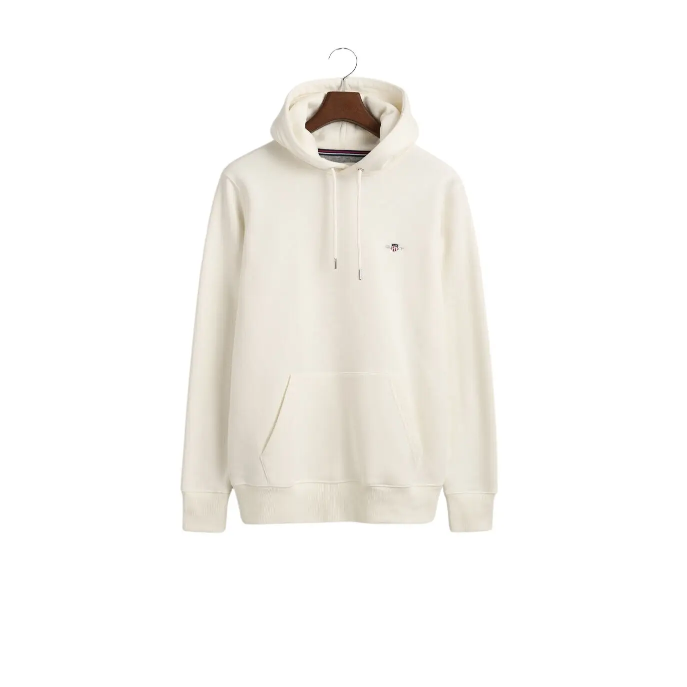 Gant Men's Beige Hoodie Shield