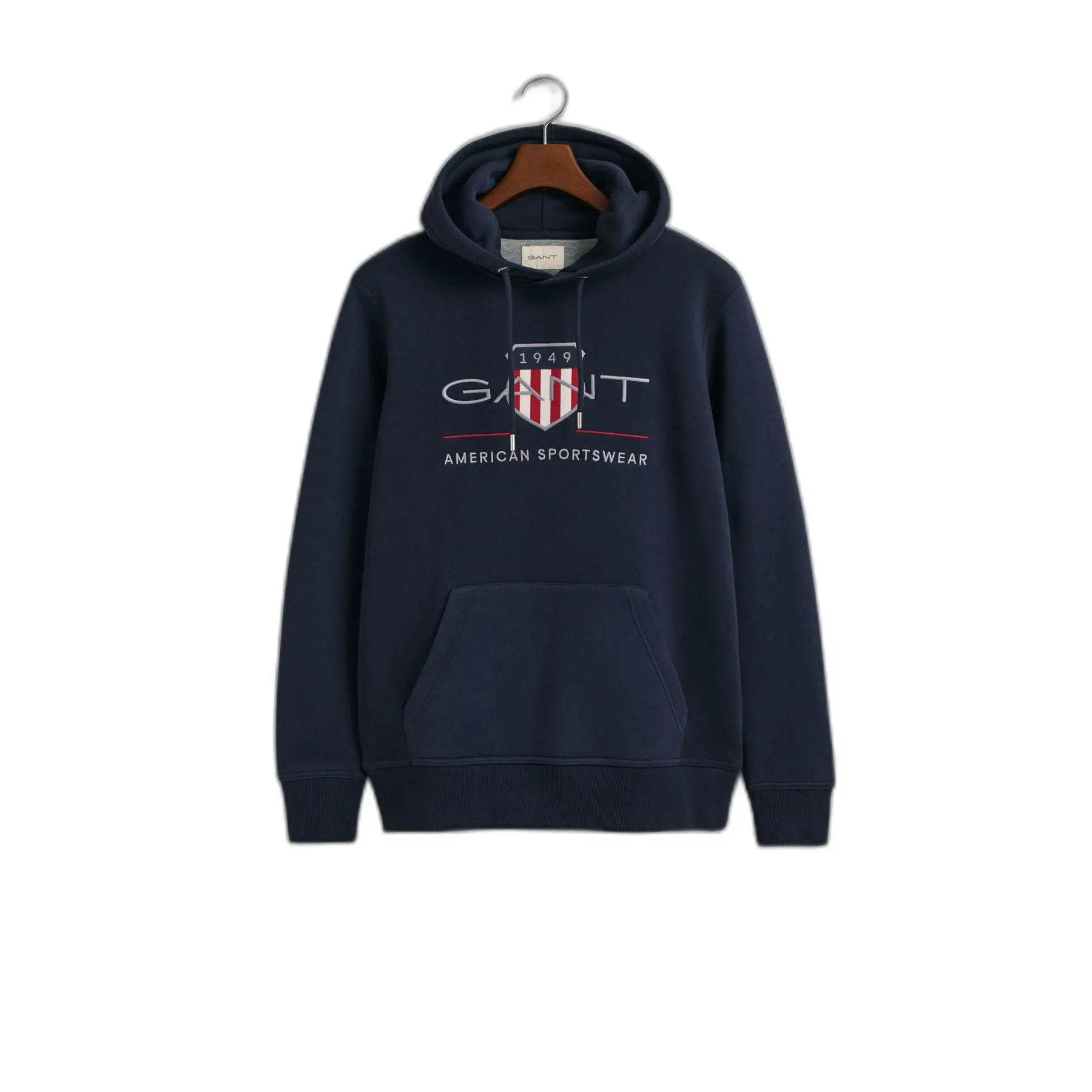 Gant Men's Bleu Hoodie Archive Shield