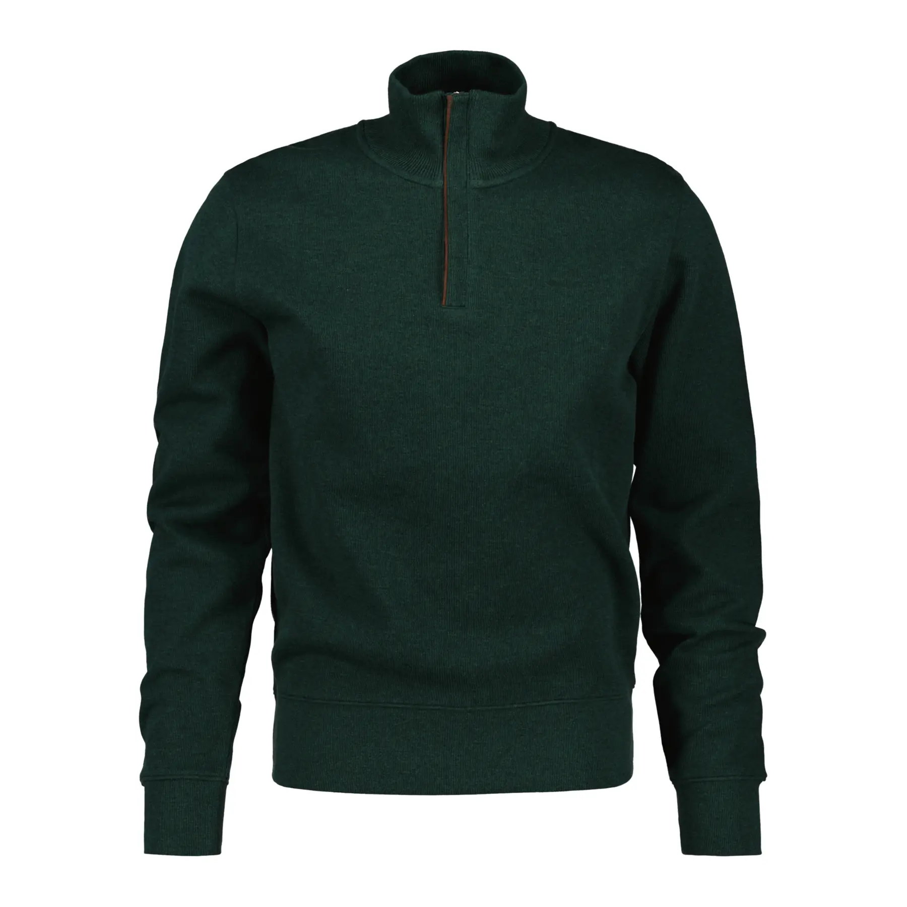 7325707866234 - Pullover mit halbem Reißverschluss und Stehkragen Sacker Rib