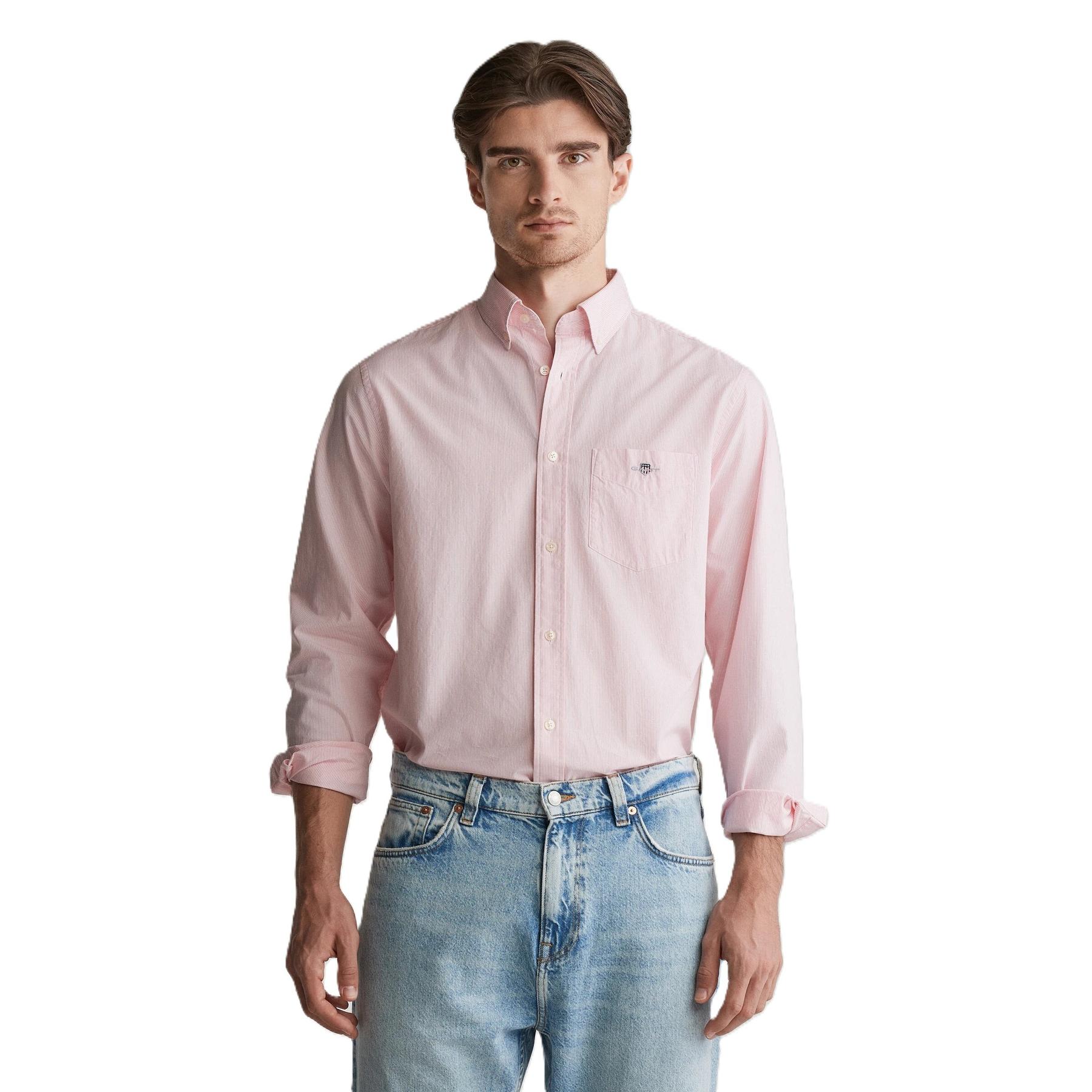 7325708054203 - Langarmshirt Dobby