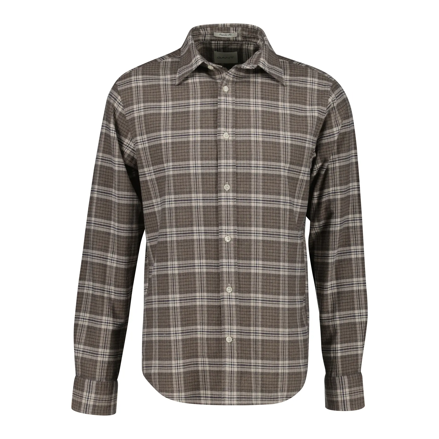 7325708346452 - Hemd Reg Flannel Melange Check