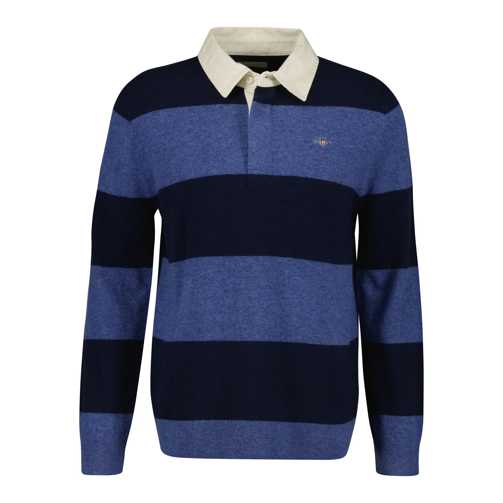 7325708381378 - Polo-Shirt Extrafine Lambswool Striped