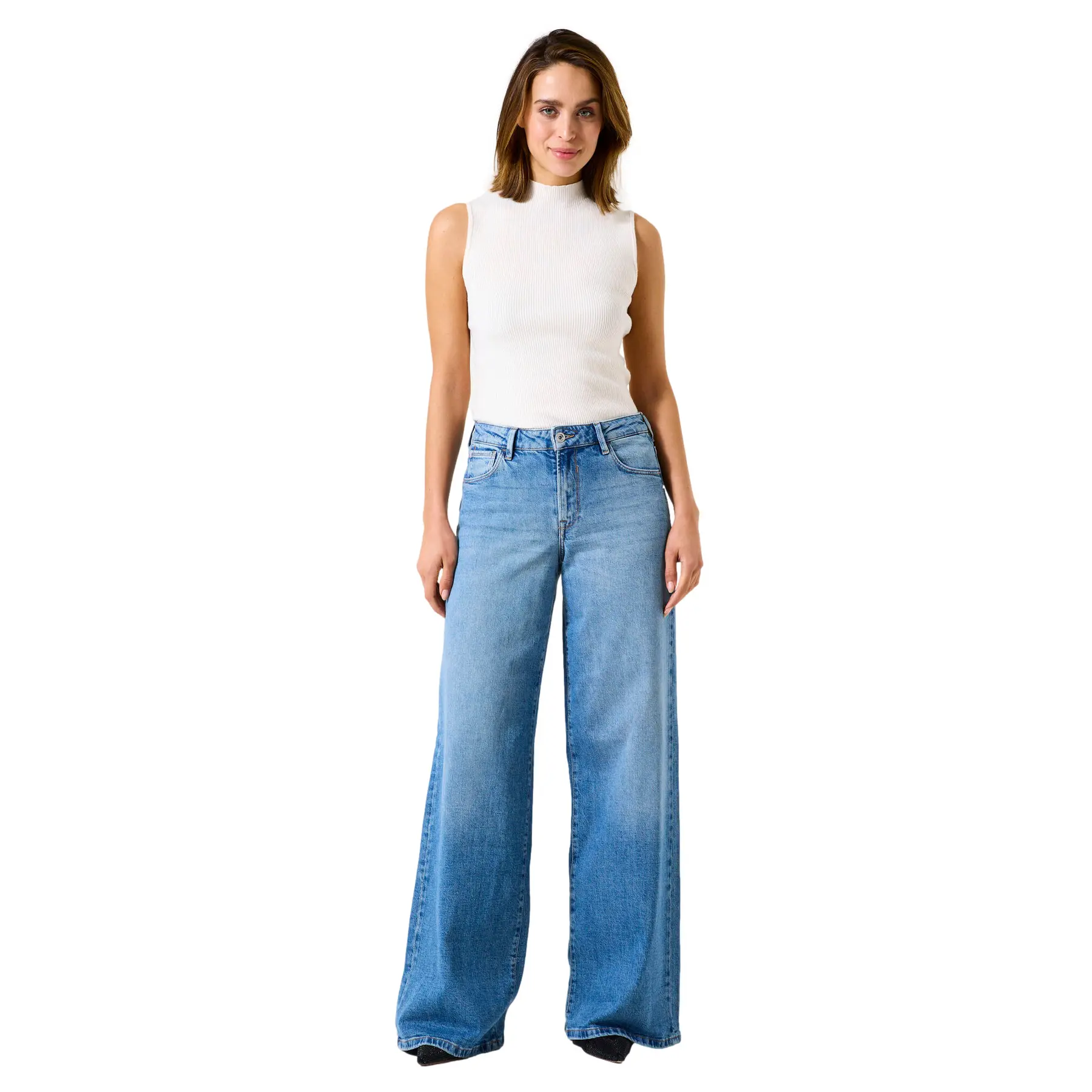 Jeans a gamba larga donna  Celia