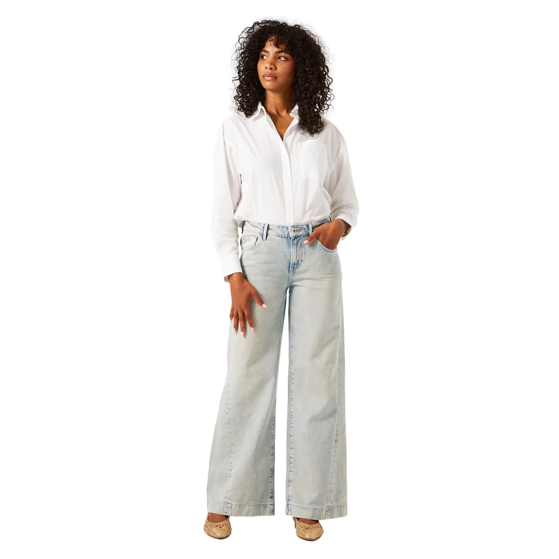 Jeans a gamba larga donna  Celia