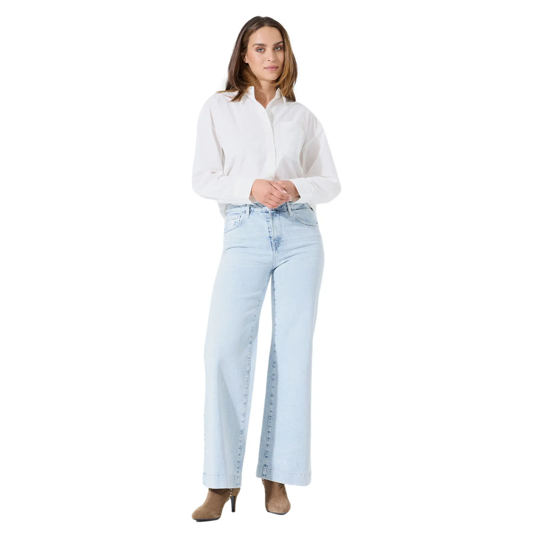 Jeans a gamba larga donna  Celia