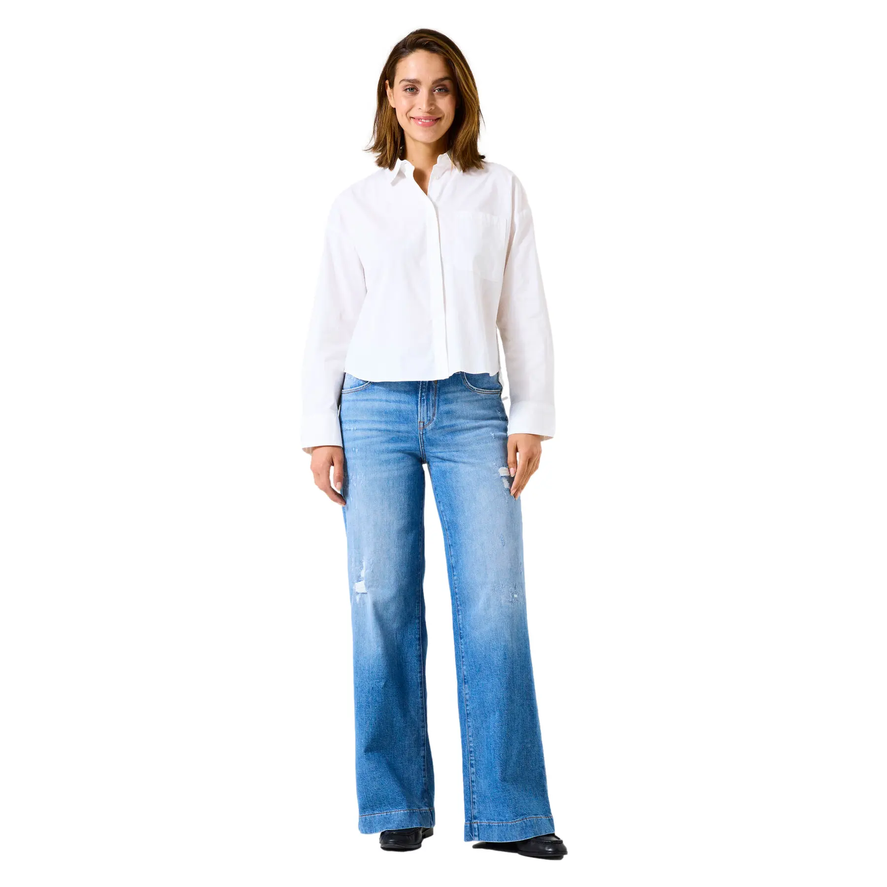 Jeans a gamba larga donna  Celia