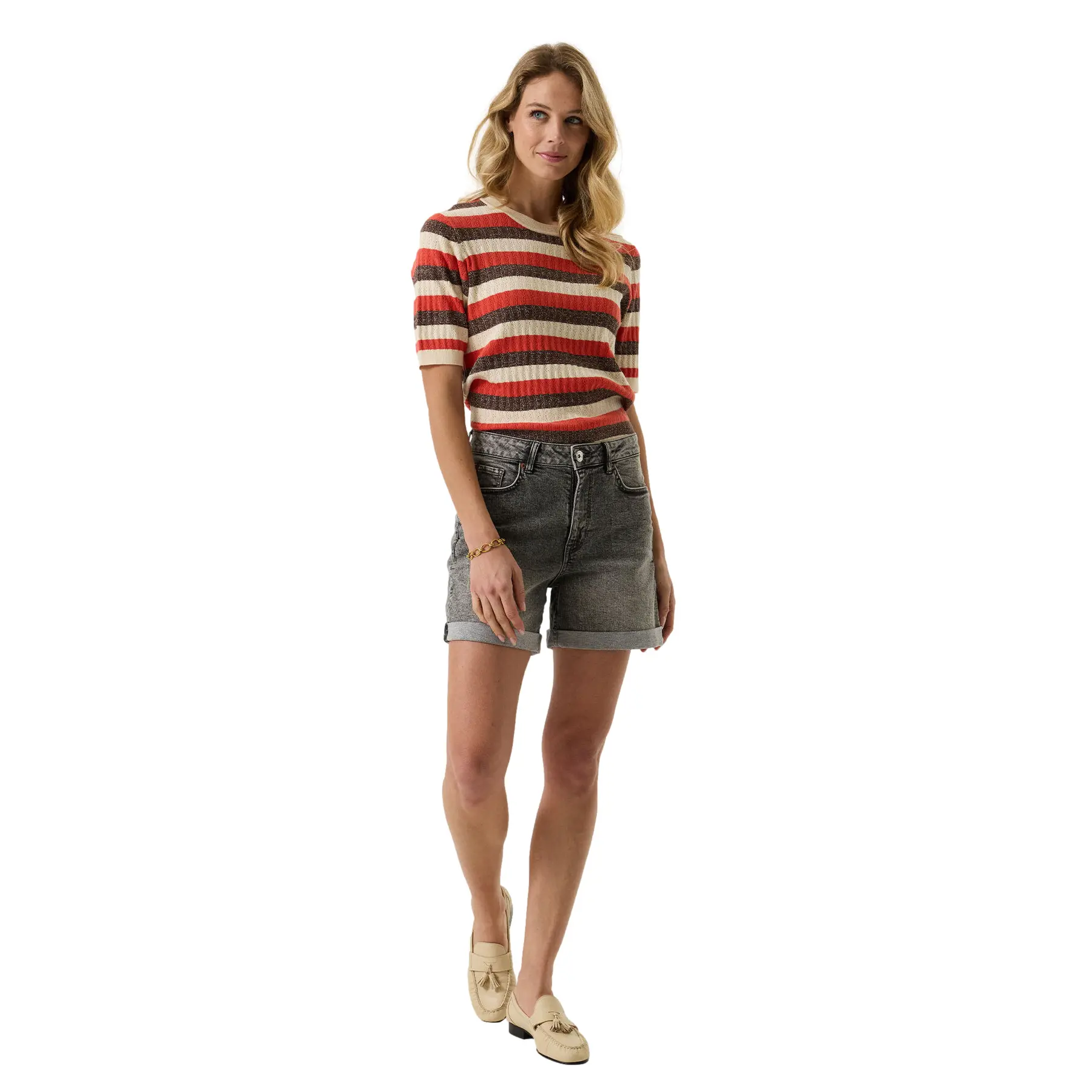 Shorts di jeans da donna  Isabella Mom
