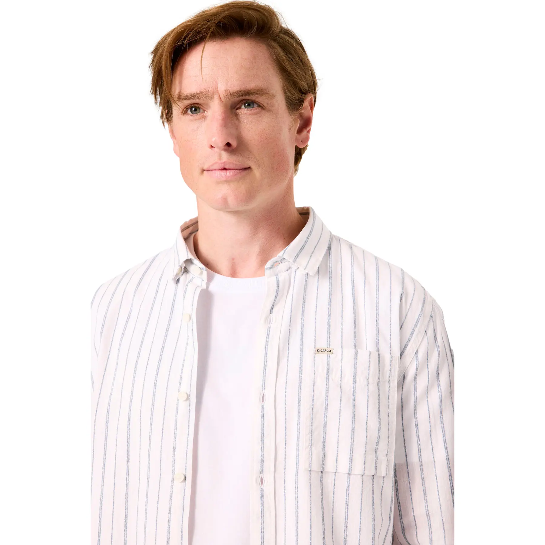 Langarmhemd mit Stehkragen Garcia Regular Fit