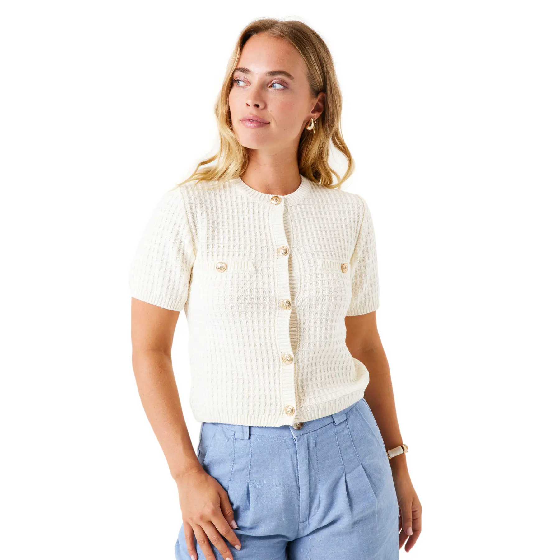 Cardigan in cotone donna