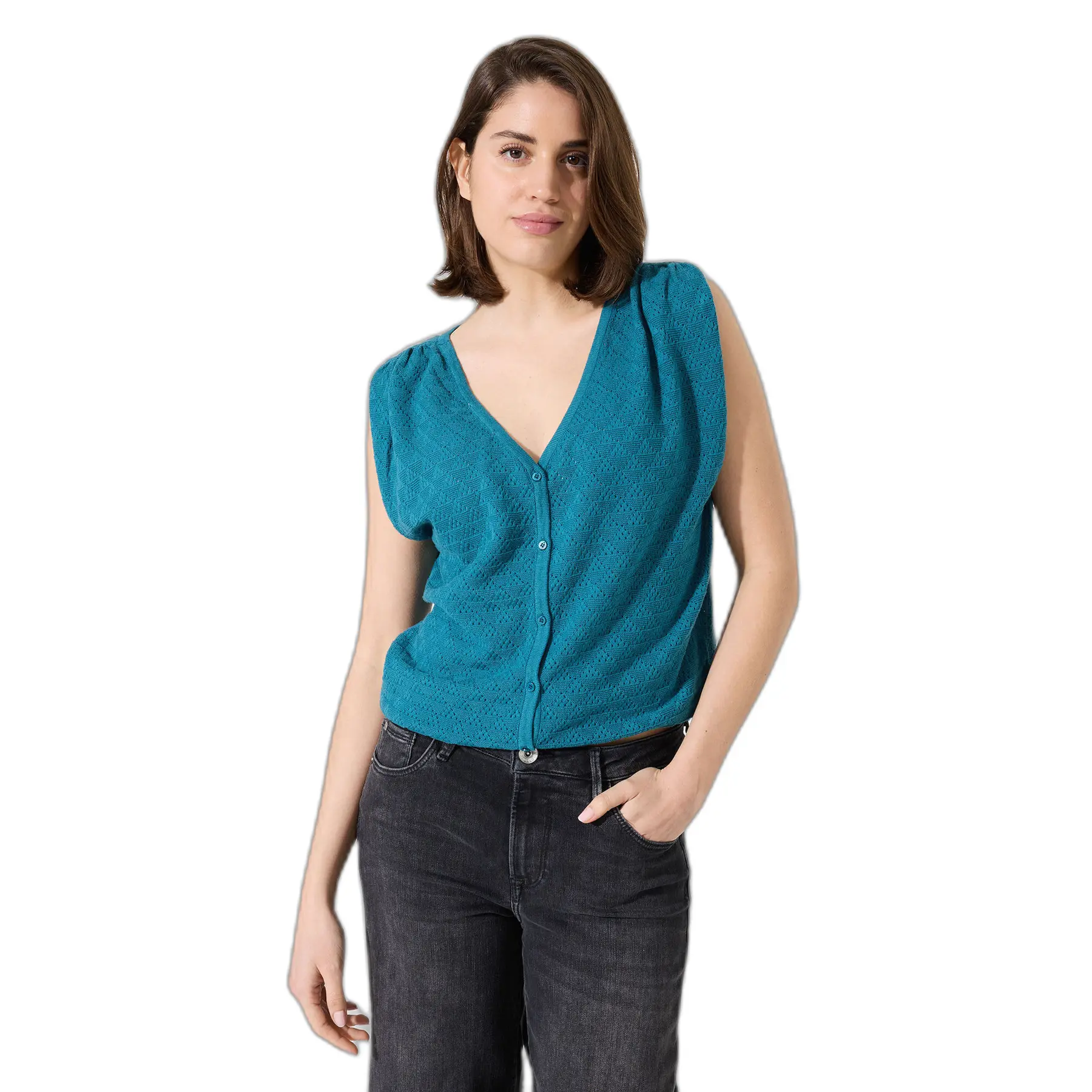 Ärmelloser Pullover Damen Garcia G50240