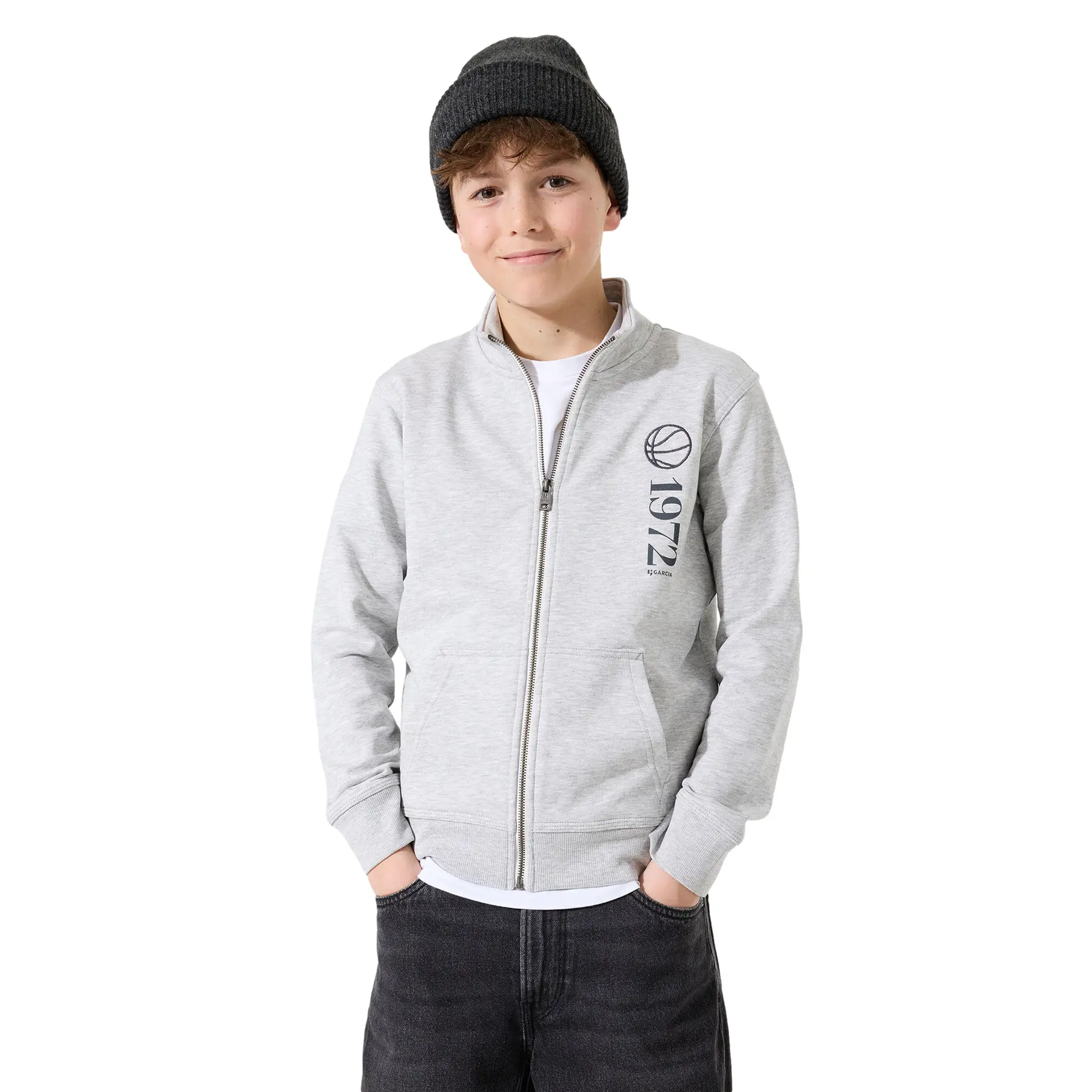 Kinder Sweatshirt Mit Reißverschluss Garcia G53664