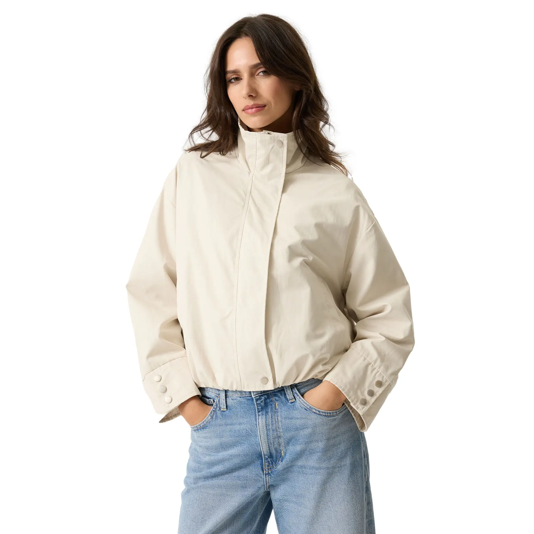 Giacca con colletto alto donna